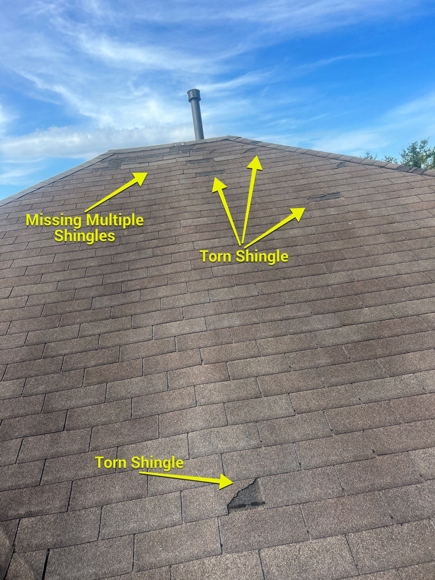 Residential Roofing Repair using Owen's Corning Duration (Lifetime) Shingles by Roof Repair Company