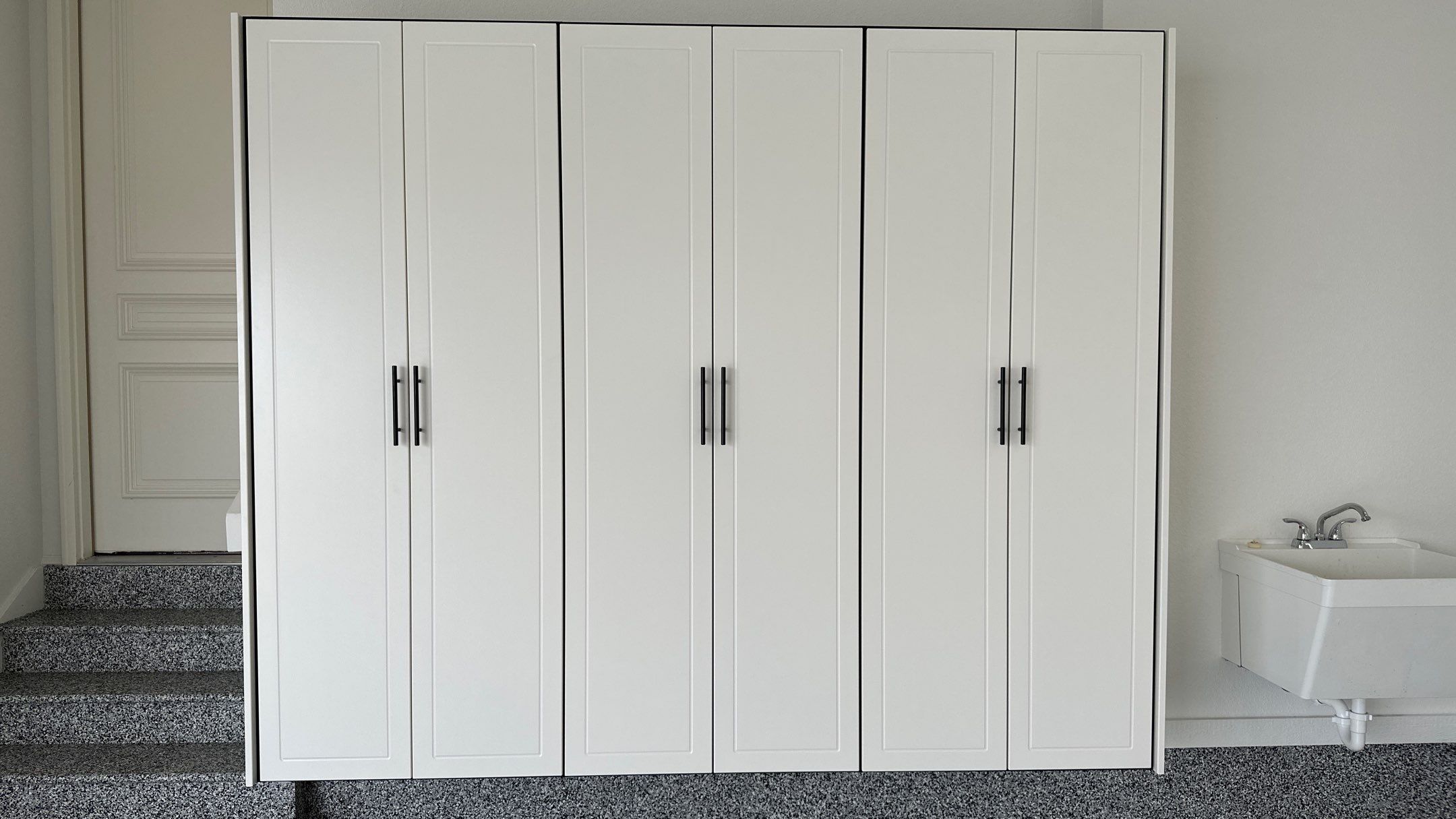 Mike & Pam transformed their garage with a Banner Garage Floor and Cabinets by Banner Garage