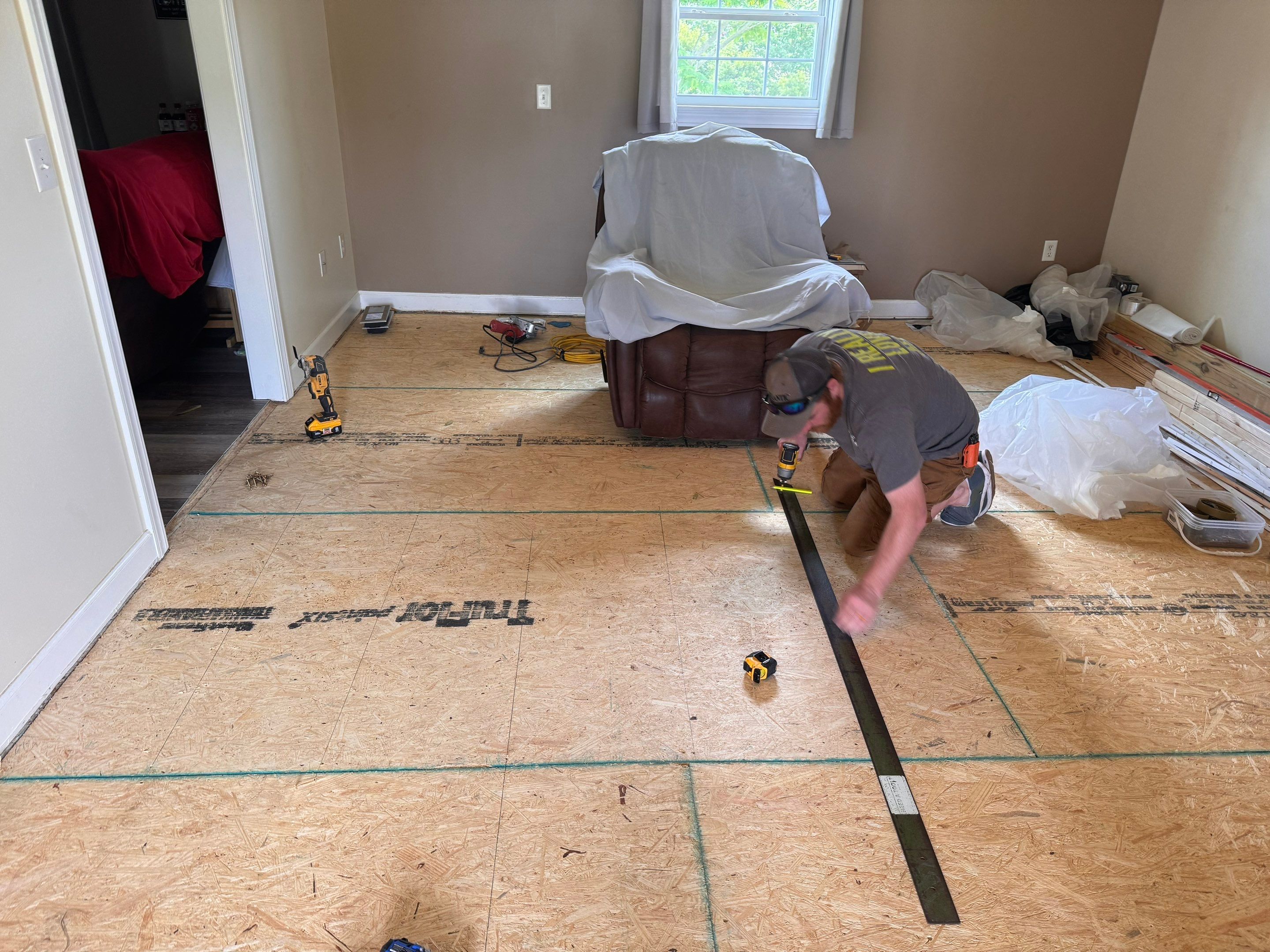 Structural Repairs inludiing sub-floor removal, new floor joists installed, girder replacmeent and dropped girder installed. by Impact Crawlspace