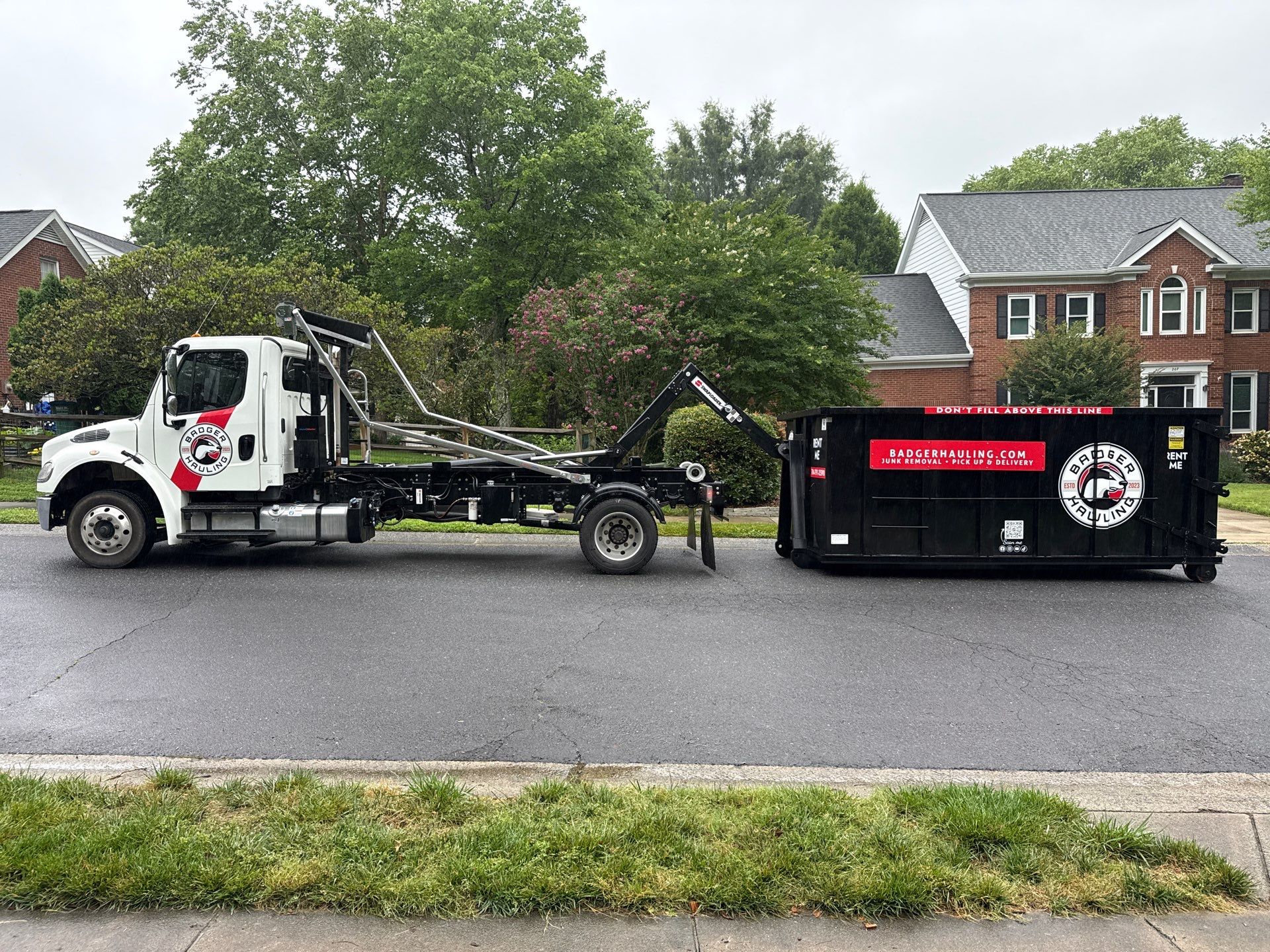 Project in Matthews by Badger Hauling