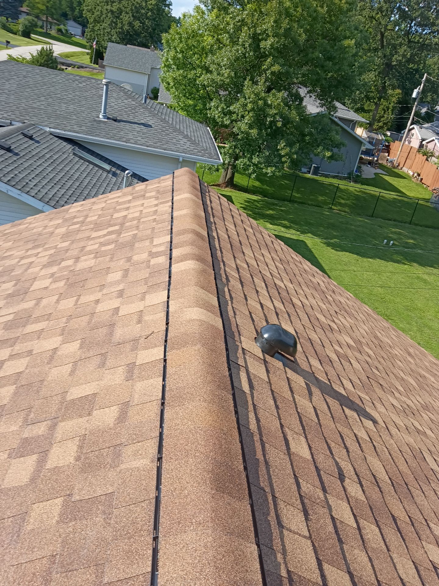 Architectural Asphalt Shingle Roof Replacement in West Chicago, Illinois by Pro Home Services Inc