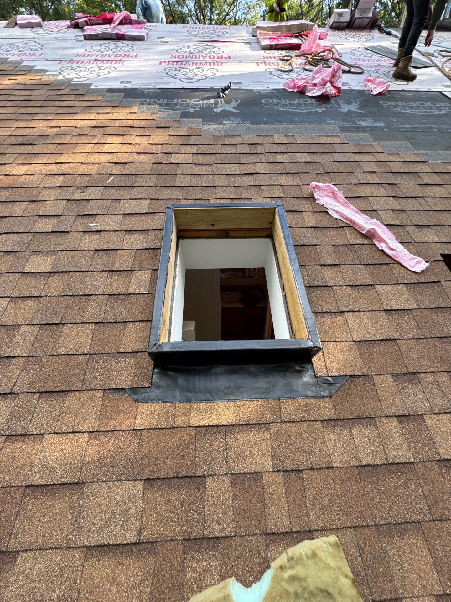 Roof Replacement & Skylight Installation in Bedford, MA by Mighty Dog Roofing of Greater Middlesex County