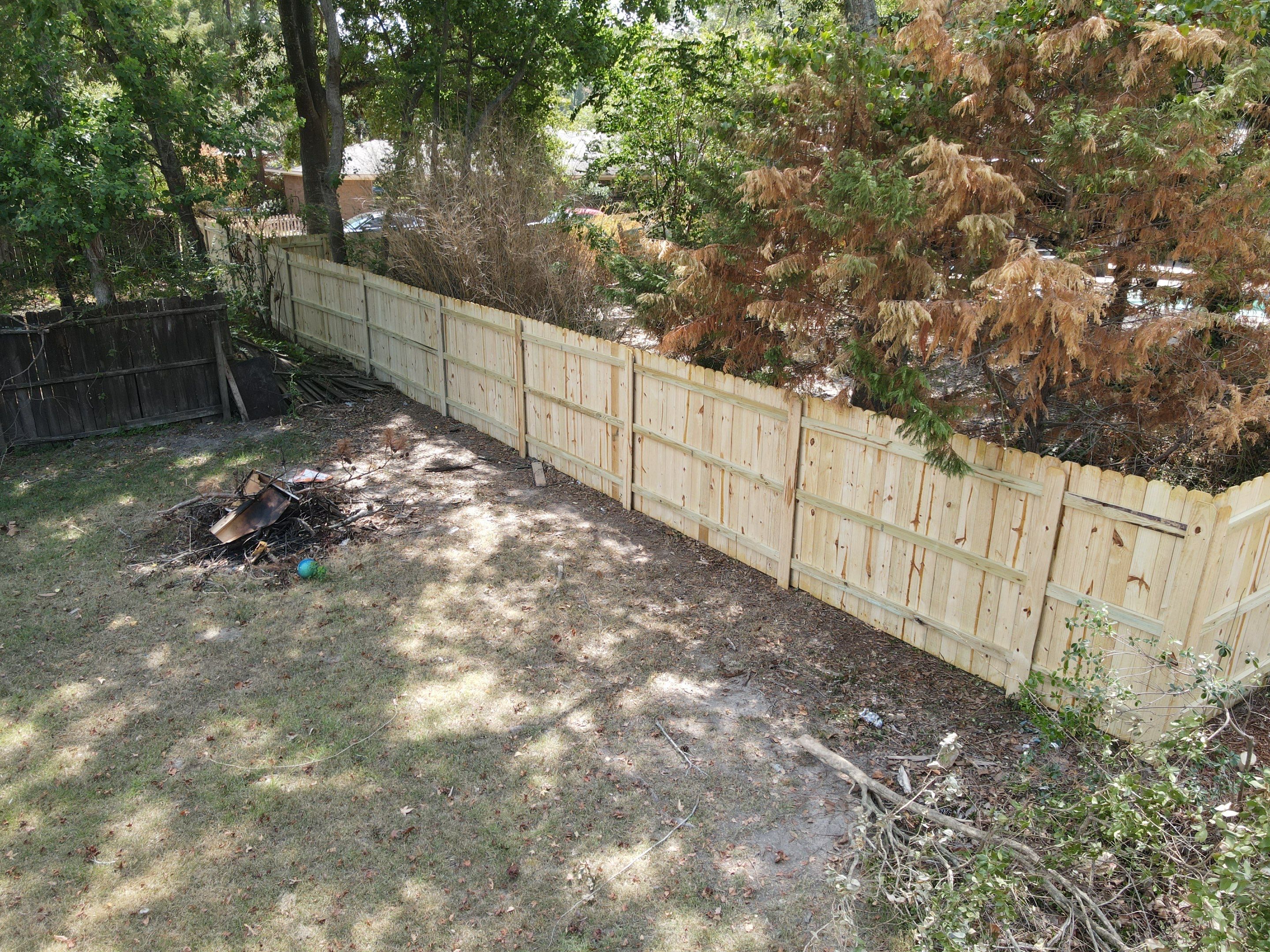 6ft Treated Pine Fence using Postmaster by Roberson Construction LLC