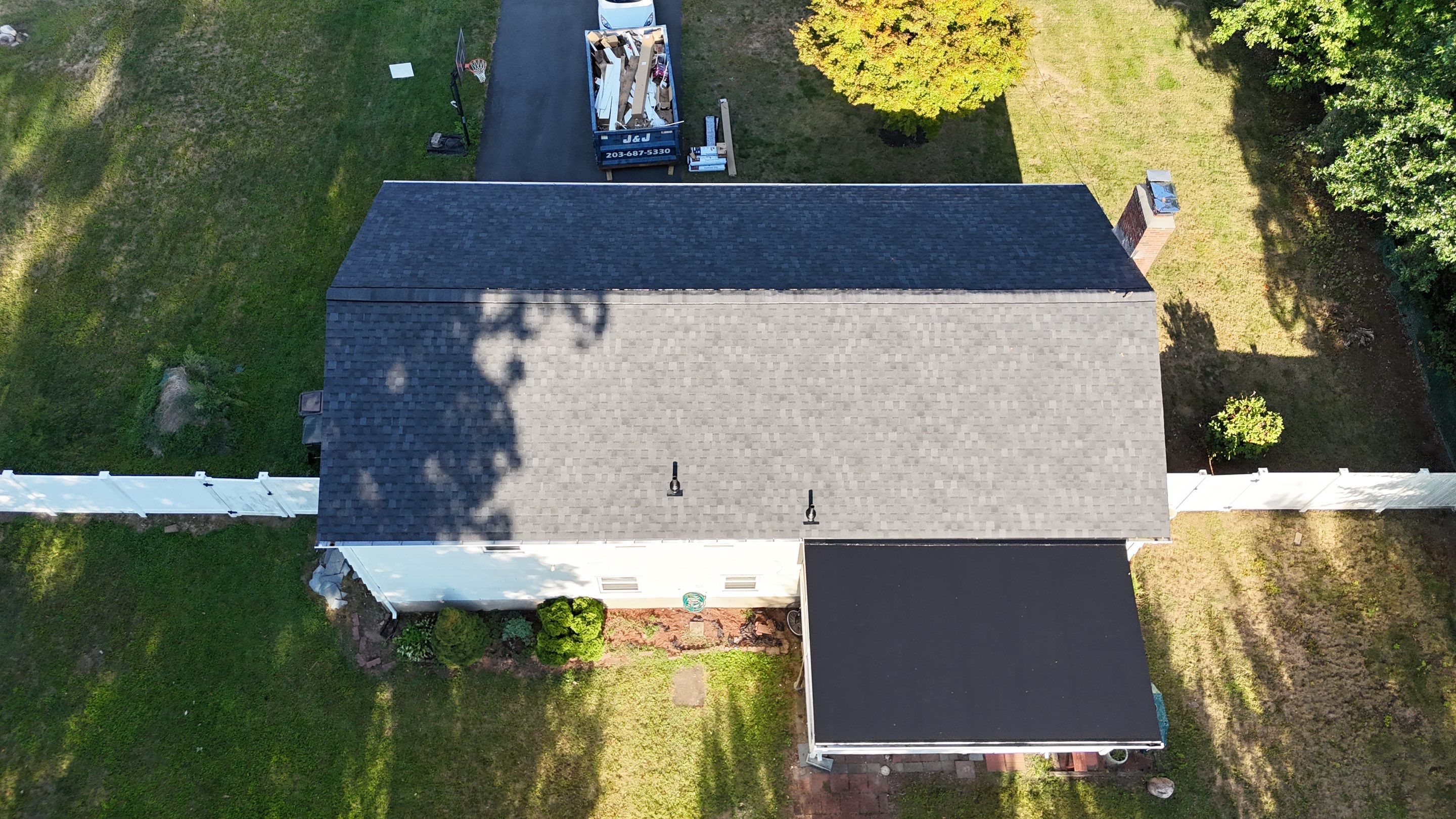 Project in East Hartford by Golden Shield Roofing