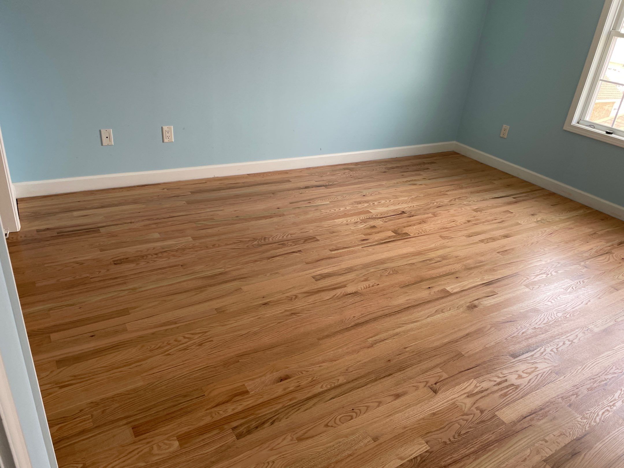 White Oak Install with Waterbased Finish by Footprints Floors of Coastal Carolina