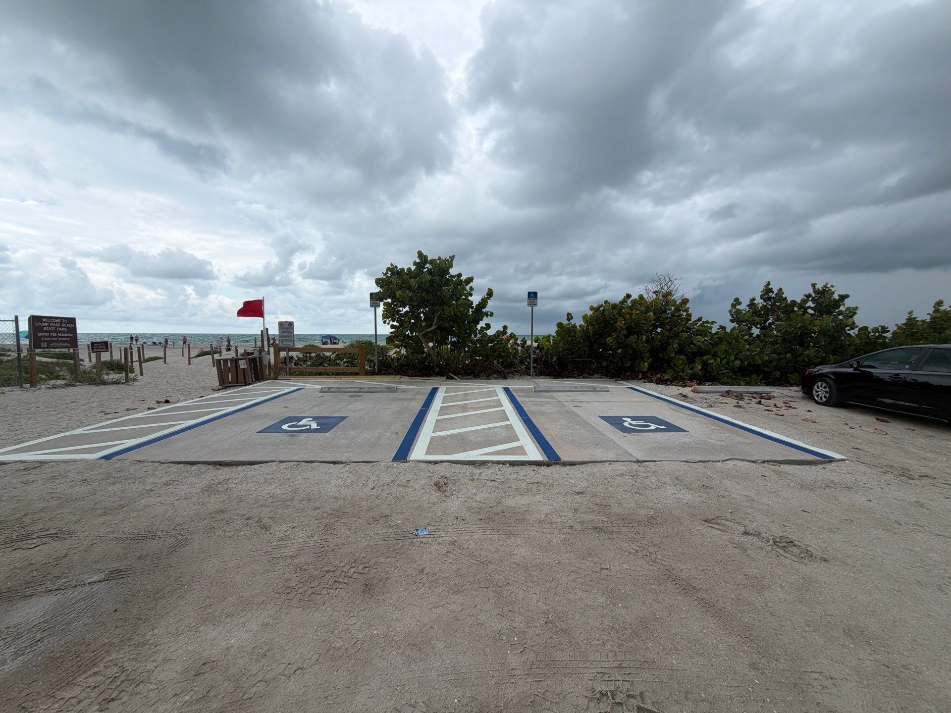 Thermoplastic ADA Parking Stall Markings and Signage in Englewood by Everline Coatings & Services - Southwest FL