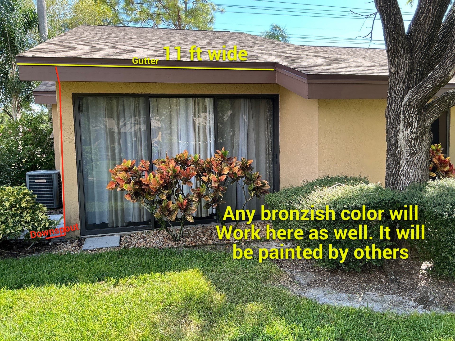 Brown Aluminum Gutters Installed for Sarasota Homeowners  by Gutter Professors