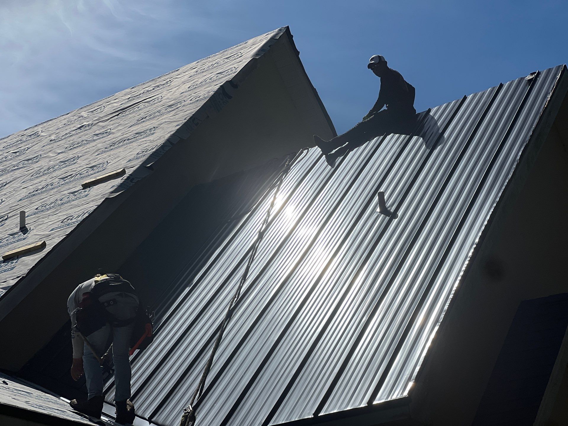 Charcoal Brown Standing Seam by Reimagine Roofing
