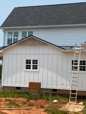 Jason's metal porch roof