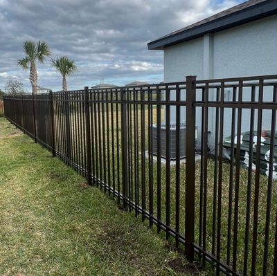 Aluminum Fence Installation using Aluminum Decorative Fence 