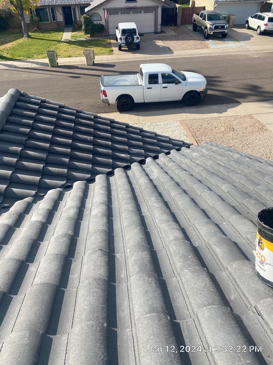 Onyx Black Concrete Tiles by Reimagine Roofing