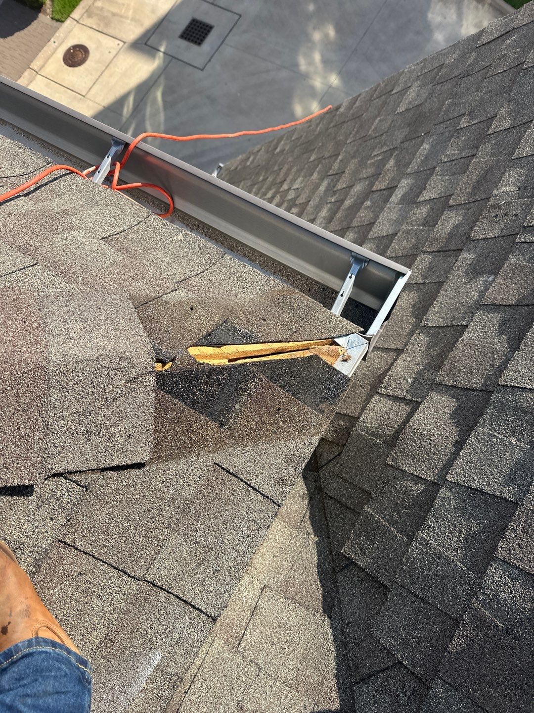 Hail Damage using Owen's Corning Duration (Lifetime) Shingles by Roof Repair Company