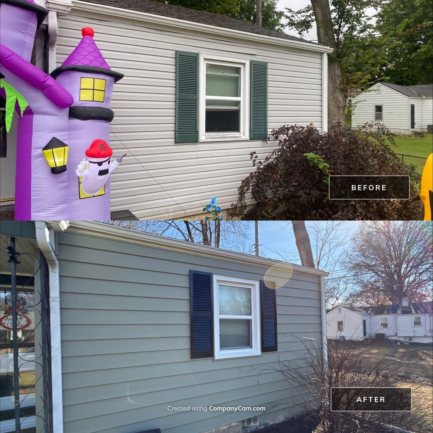 A whole new look for this Gladstone Home by EEC Windows, Siding & Roofing