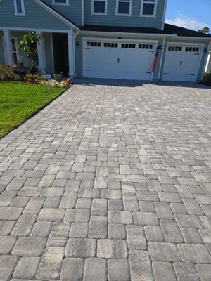 Pavers using Concrete Sealant, TopSeal, and PolySand
