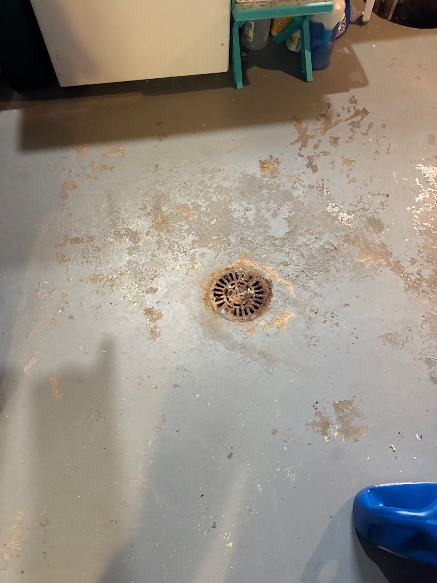 Basement Epoxy Flake Floor Installation and Surface Repair in Montague by Gordon Painting