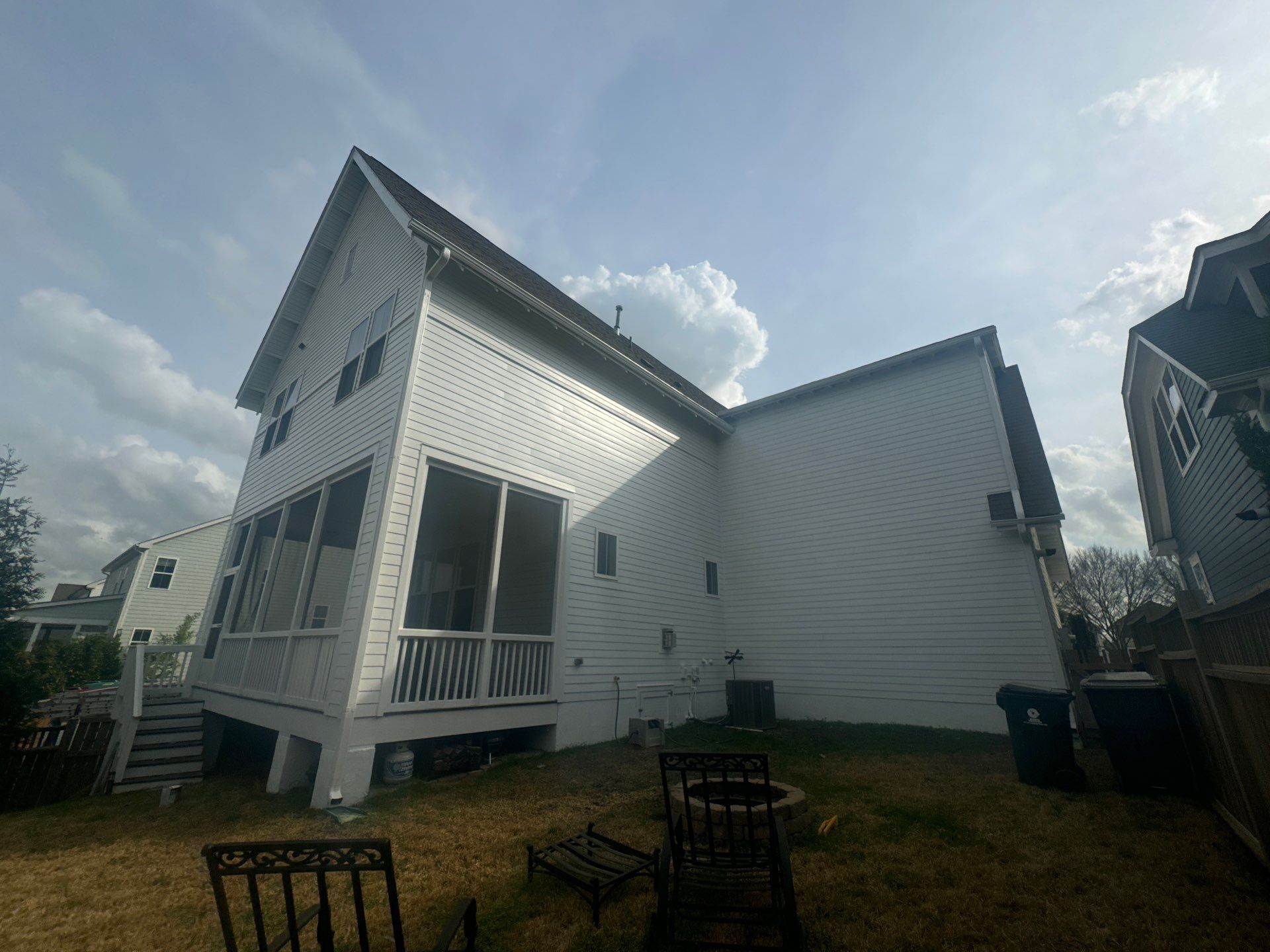 Full exterior painting by GonzalezPainters & Contractors Inc 