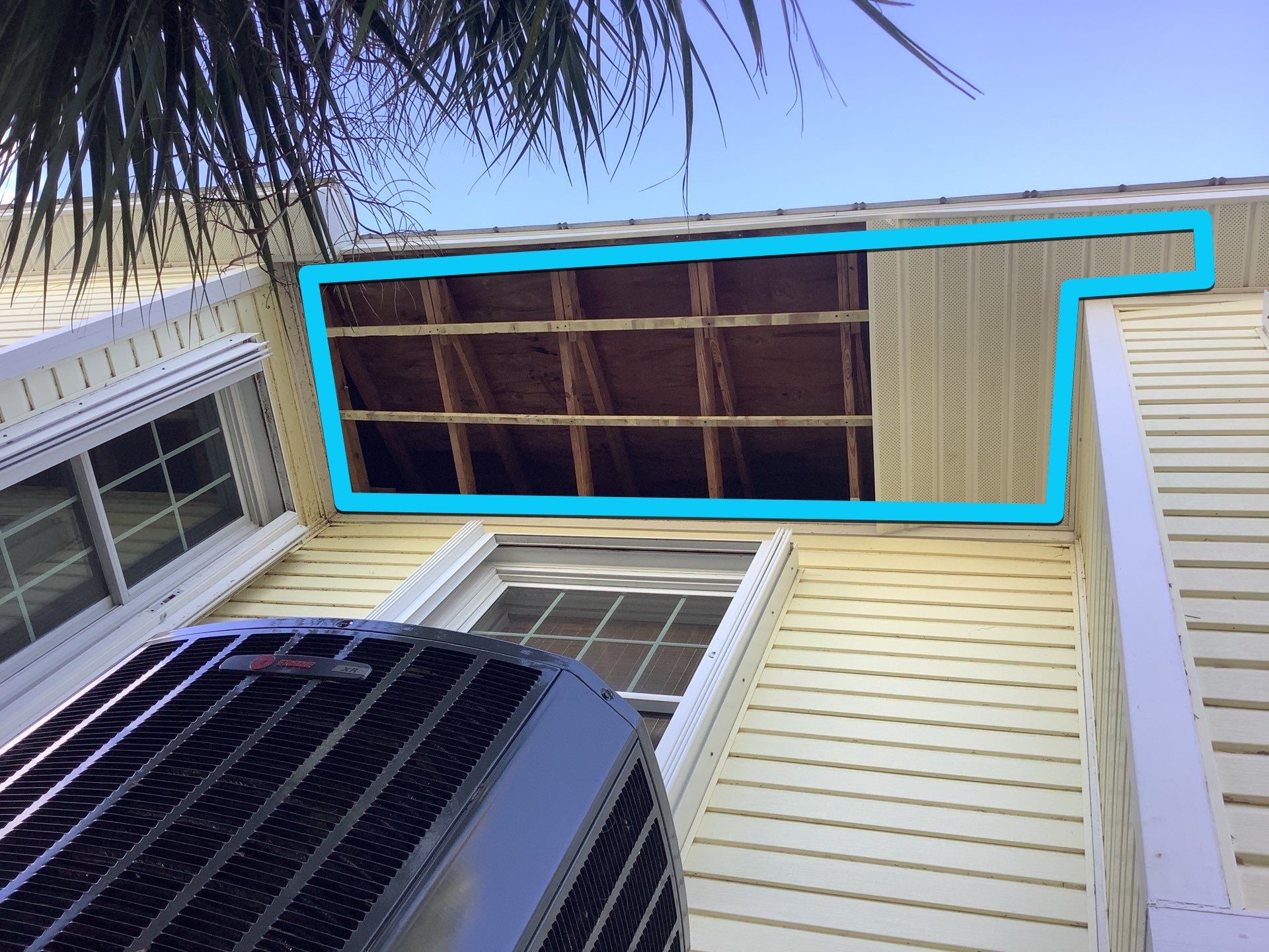 White Gutters with Matching Downspouts in Sarasota FL by Gutter Professors