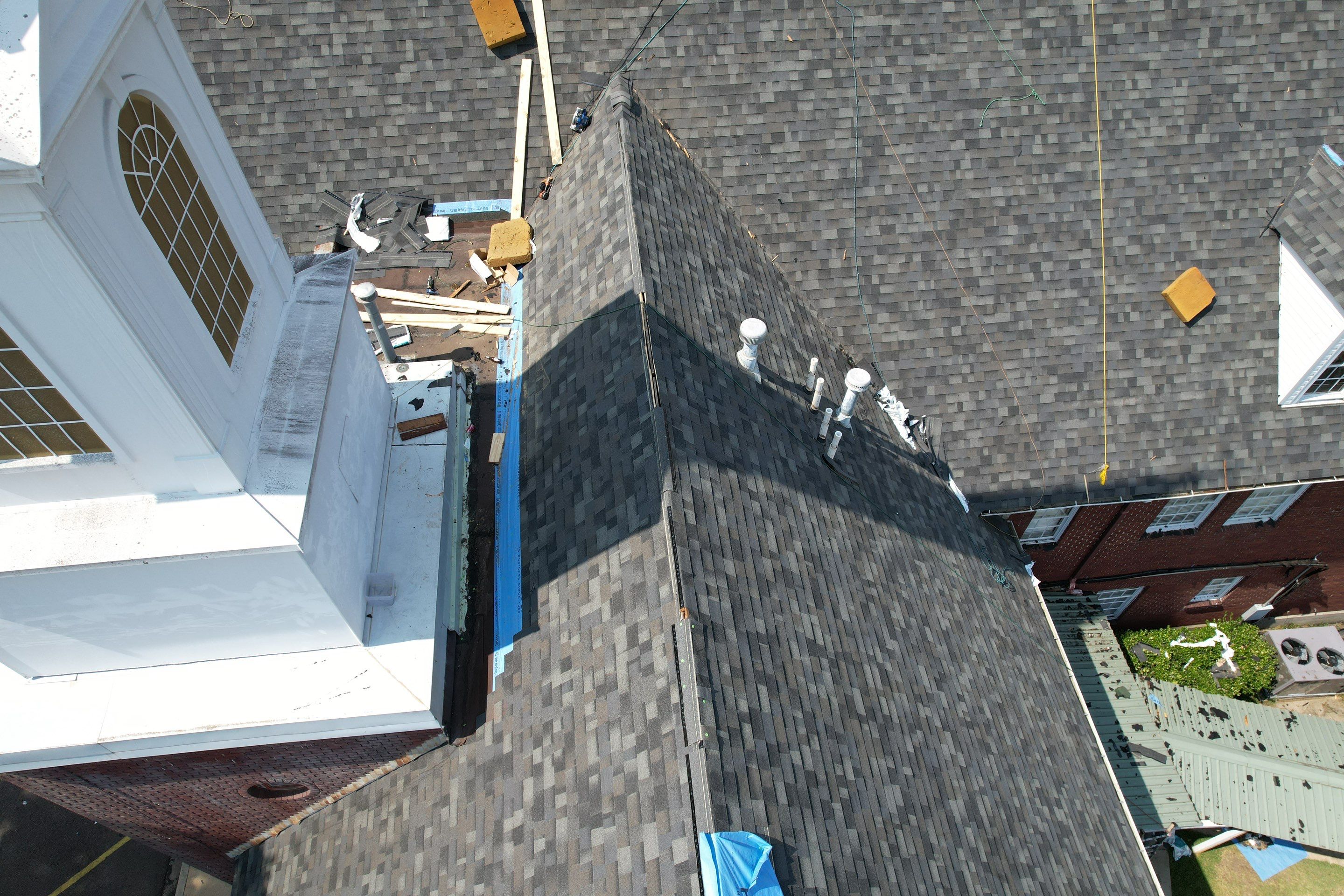 Church Reroof: 40 Year Impact Rated Architectural Shingles by Hostetler Roofing