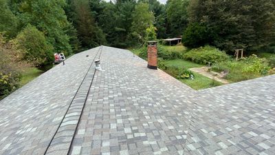 Roof Replacement using CertainTeed Landmark