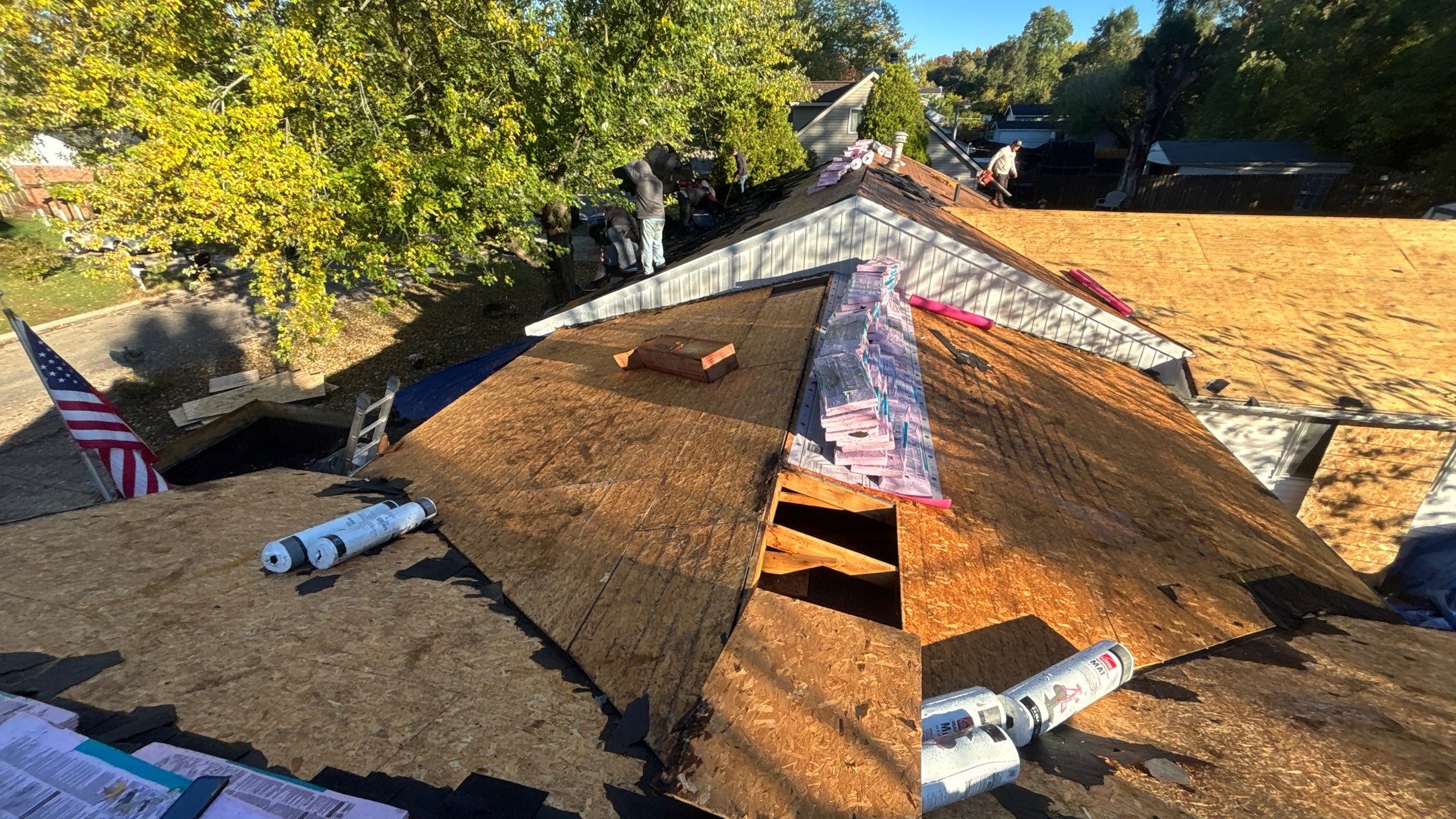 Roof Replacement using Owens Corning Estate Gray by 180 Contractors