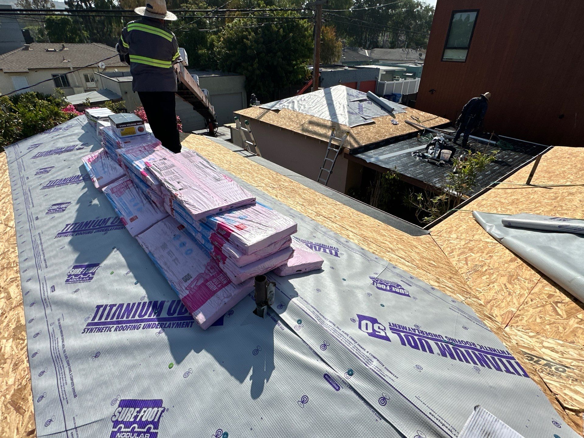 Residential Reroof in Los Angeles by Hull Brothers Roofing