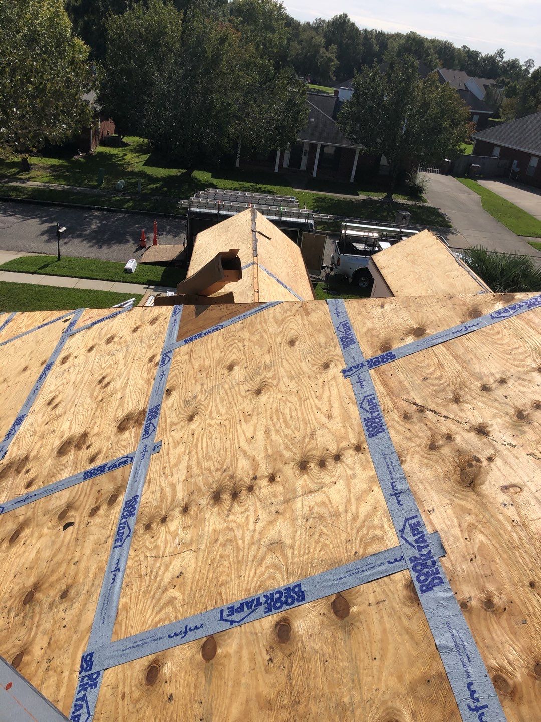 Residential Roofing Installation using Roof Replacement by American Roofing & Construction LLC
