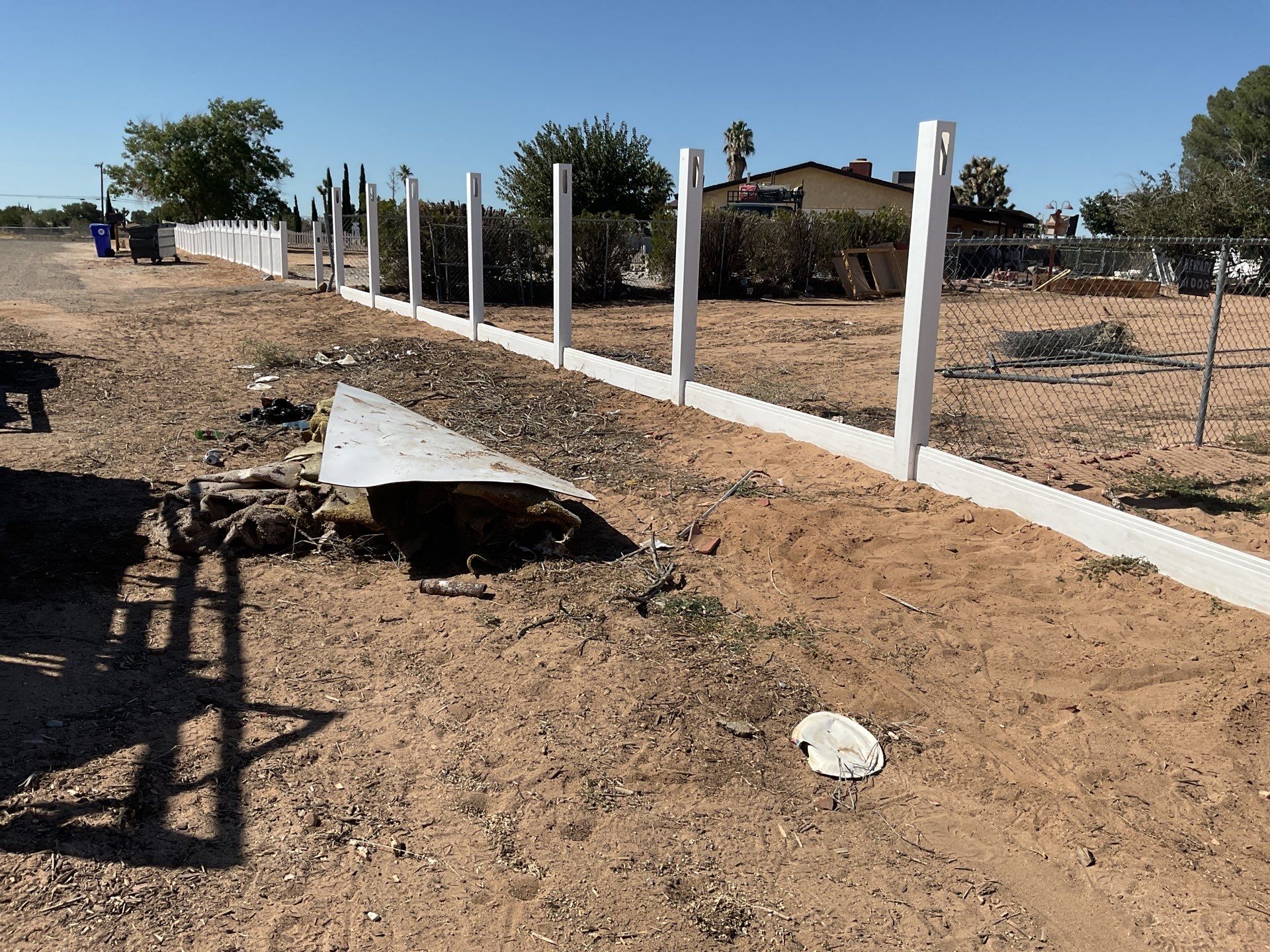 White picket fence  by Fence Guys Inc. 