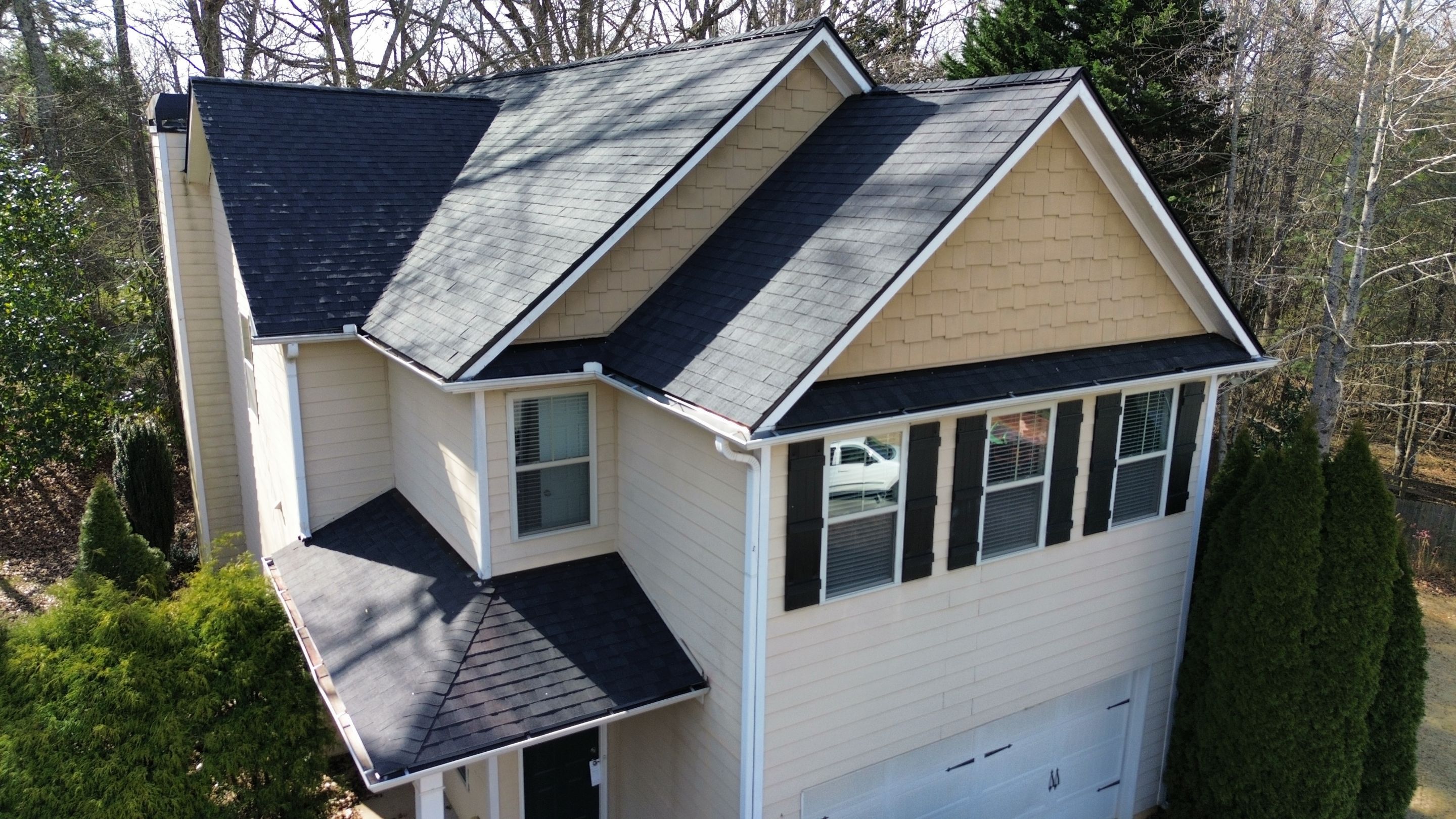 Dawsonville, GA Roof Replacement CertainTeed Landmark Charcoal Black by Reset Roofing