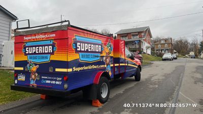 Air Duct Cleaning With a Vacuum Truck in Rochester, PA
