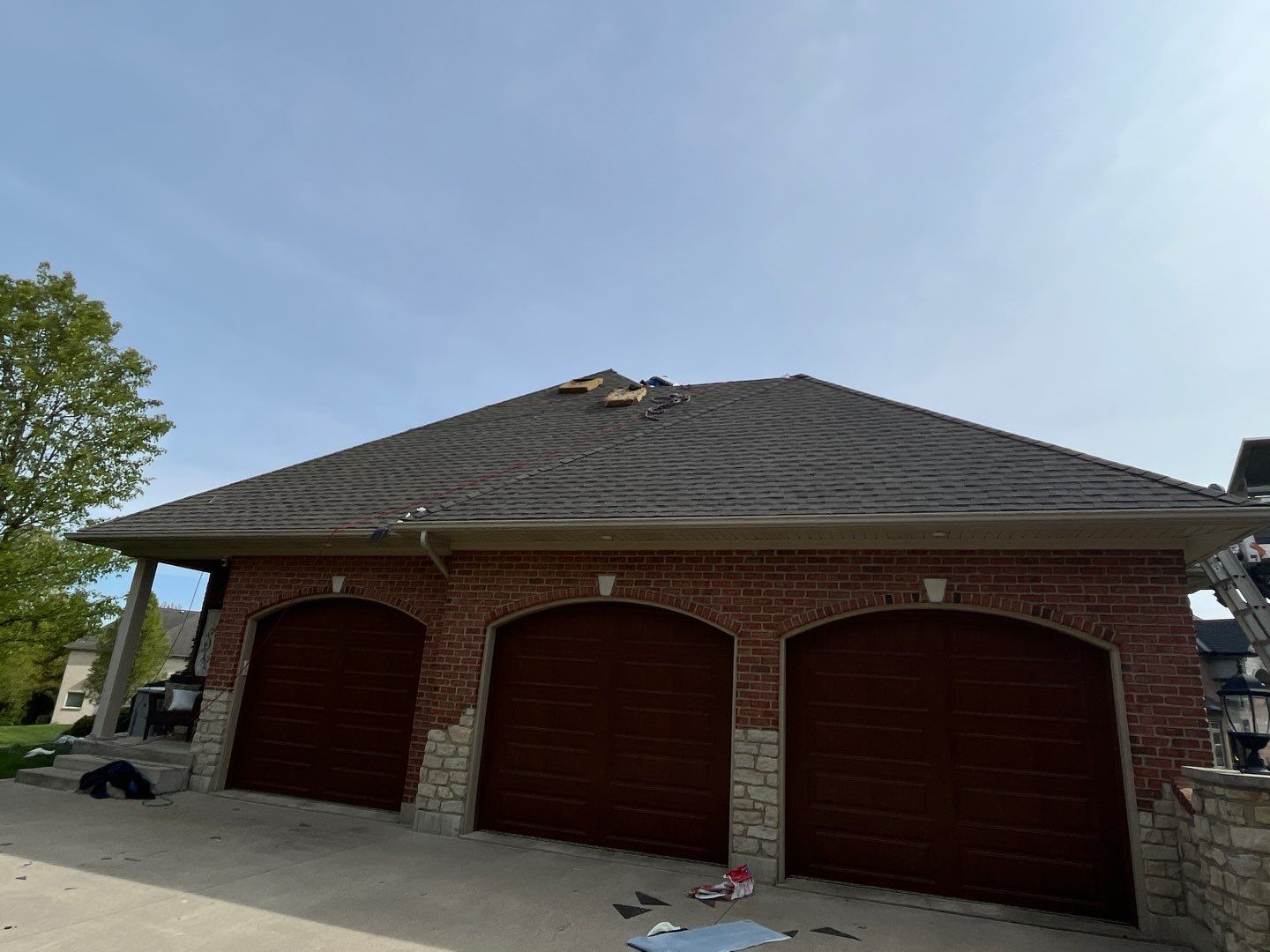 Residential Roofing Installation using GAF Timberline HDZ Weathered Wood by Nitro Roofing and Construction