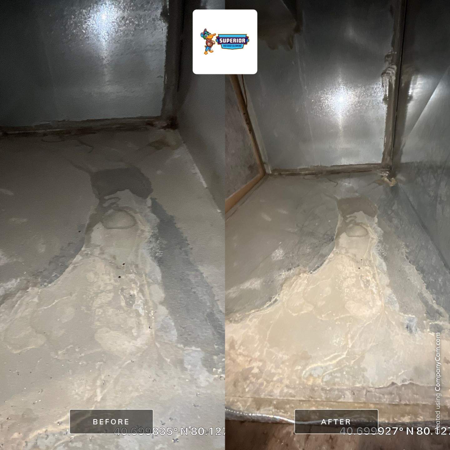 Air Duct Cleaning With a Vacuum Truck in Cranberry Twp, PA by Superior Air Duct Cleaning