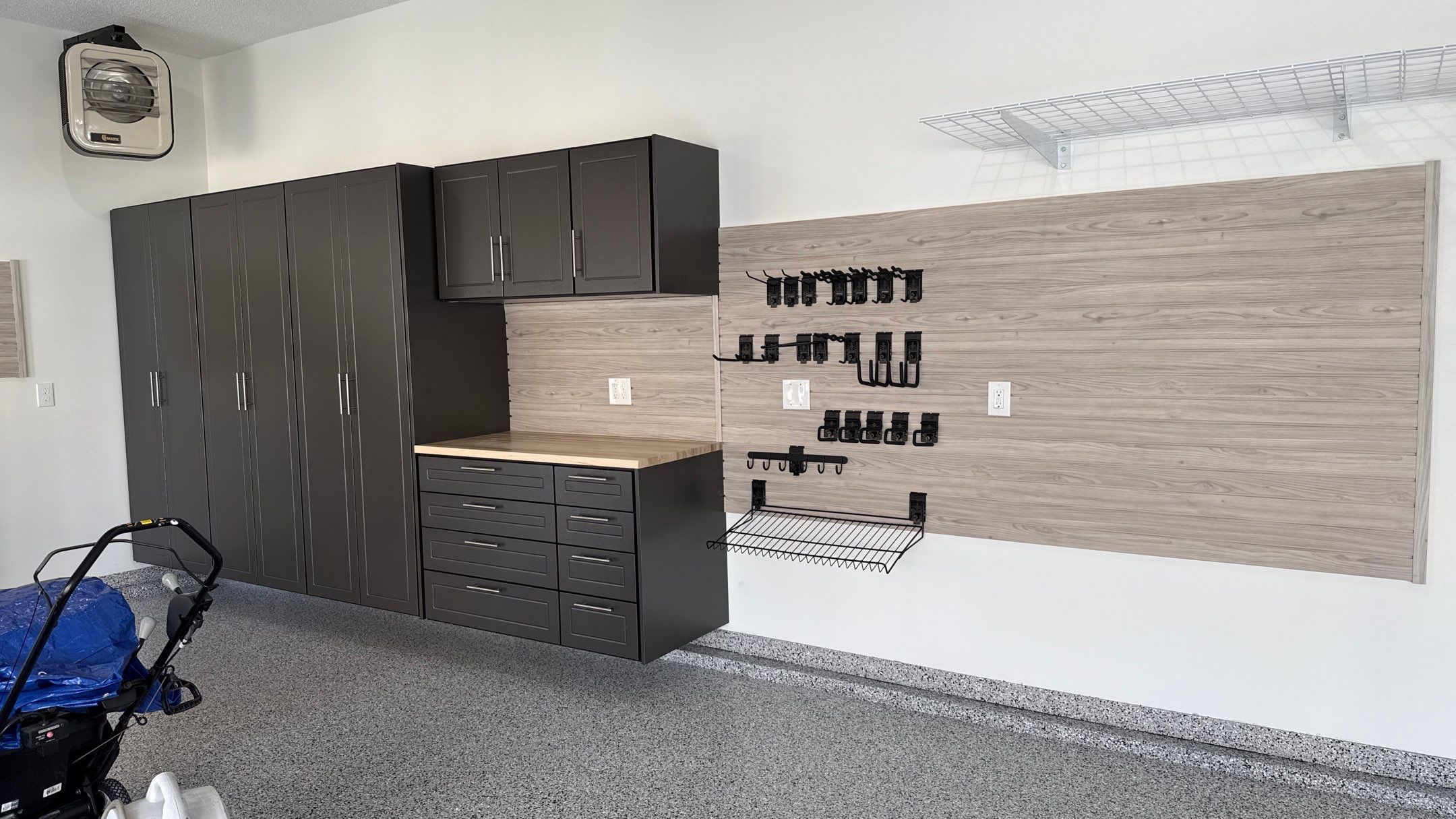 Roger Loves His New Garage  by Banner Garage