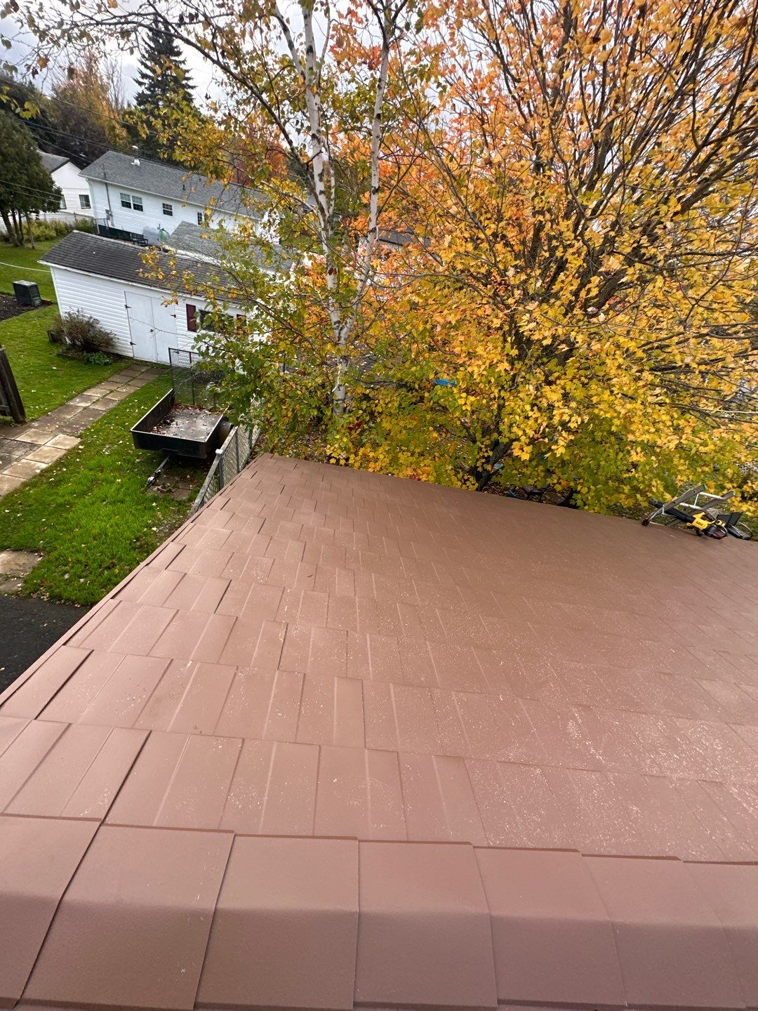 Residential Roofing Installation using Wakefield Bridge Steel Shingle by Ideal Steel by Artisan Roofing & Home Improvements Inc.