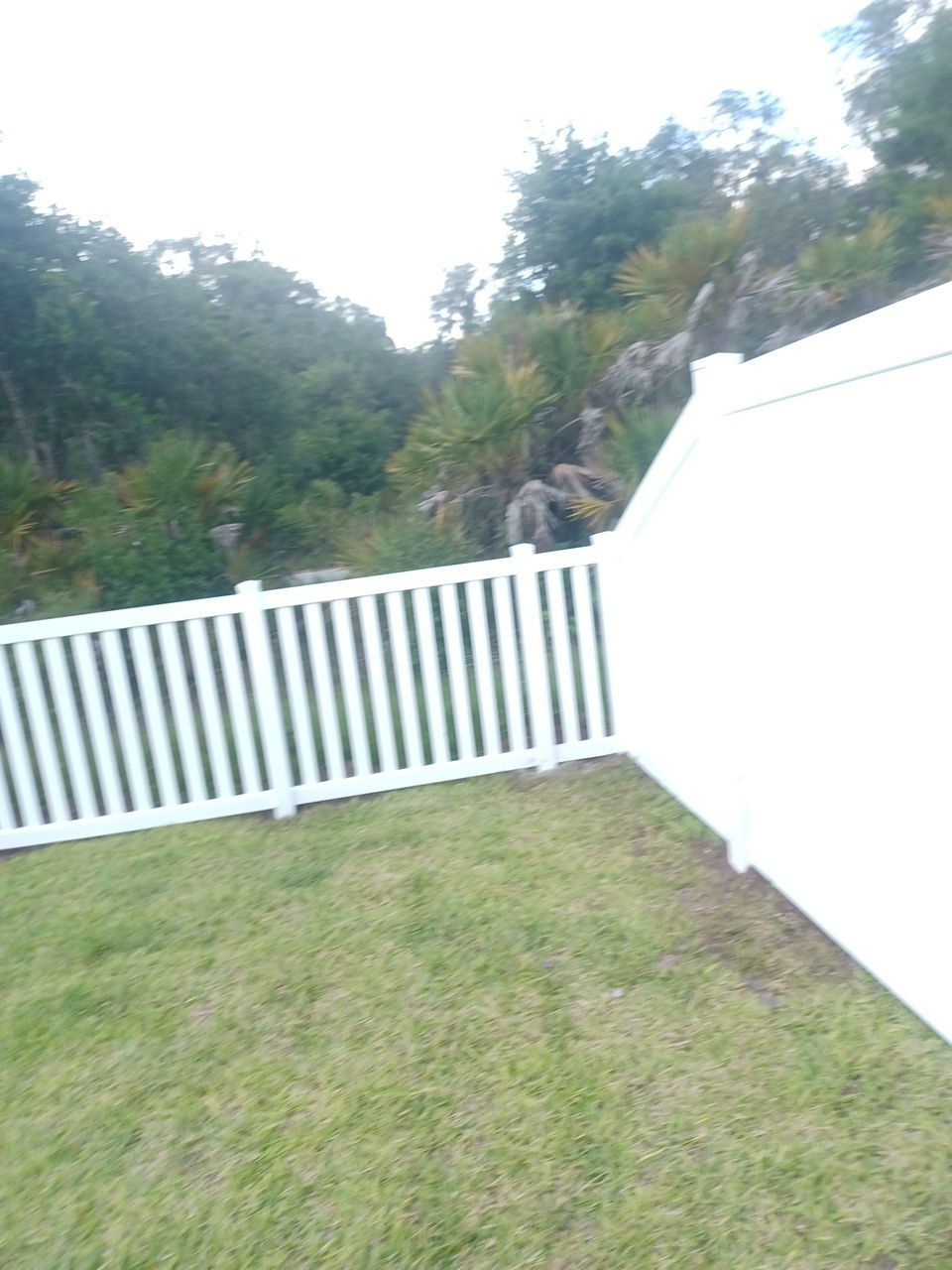 Riverview, FL 6ft. Tall White Vinyl Privacy with 4ft. Tall White Vinyl Spaced Picket  by Asap fence and gates, LLC