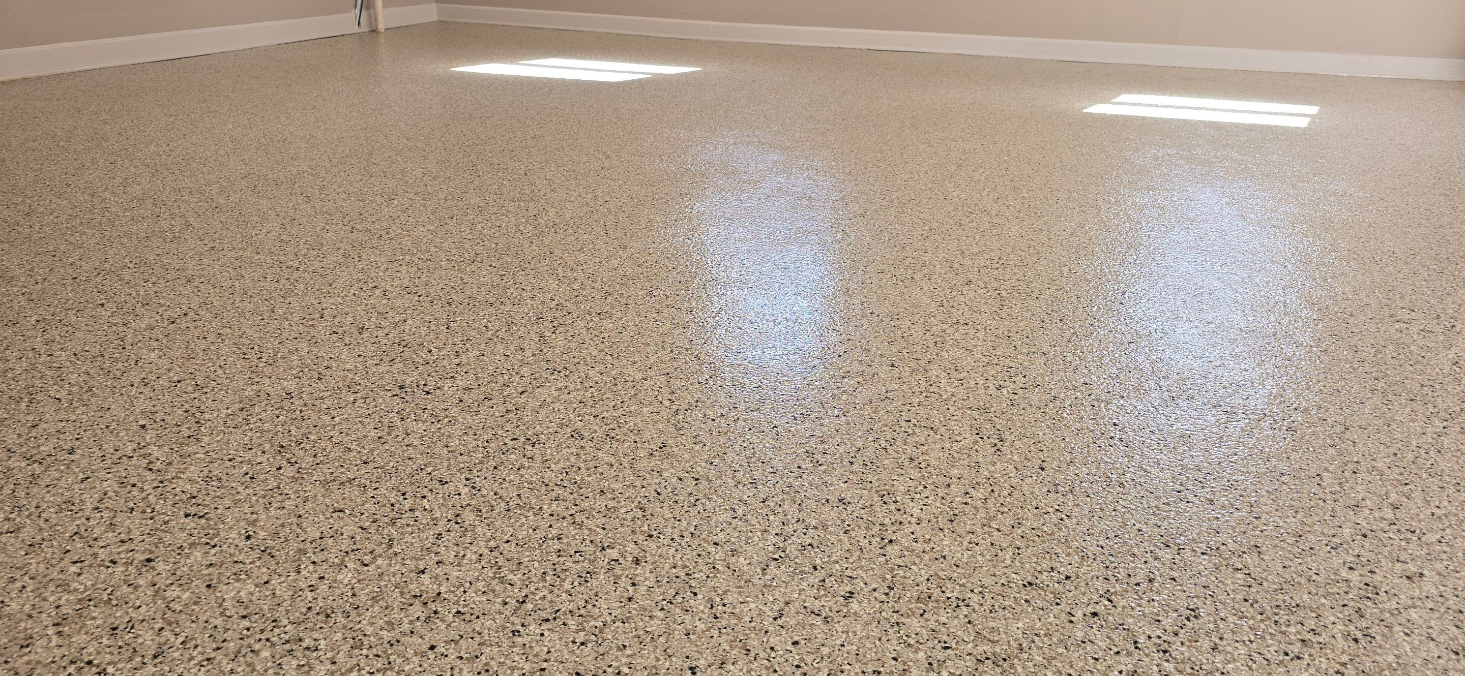 Two Garages Completed Using Shoreline by Elite Floor Solutions