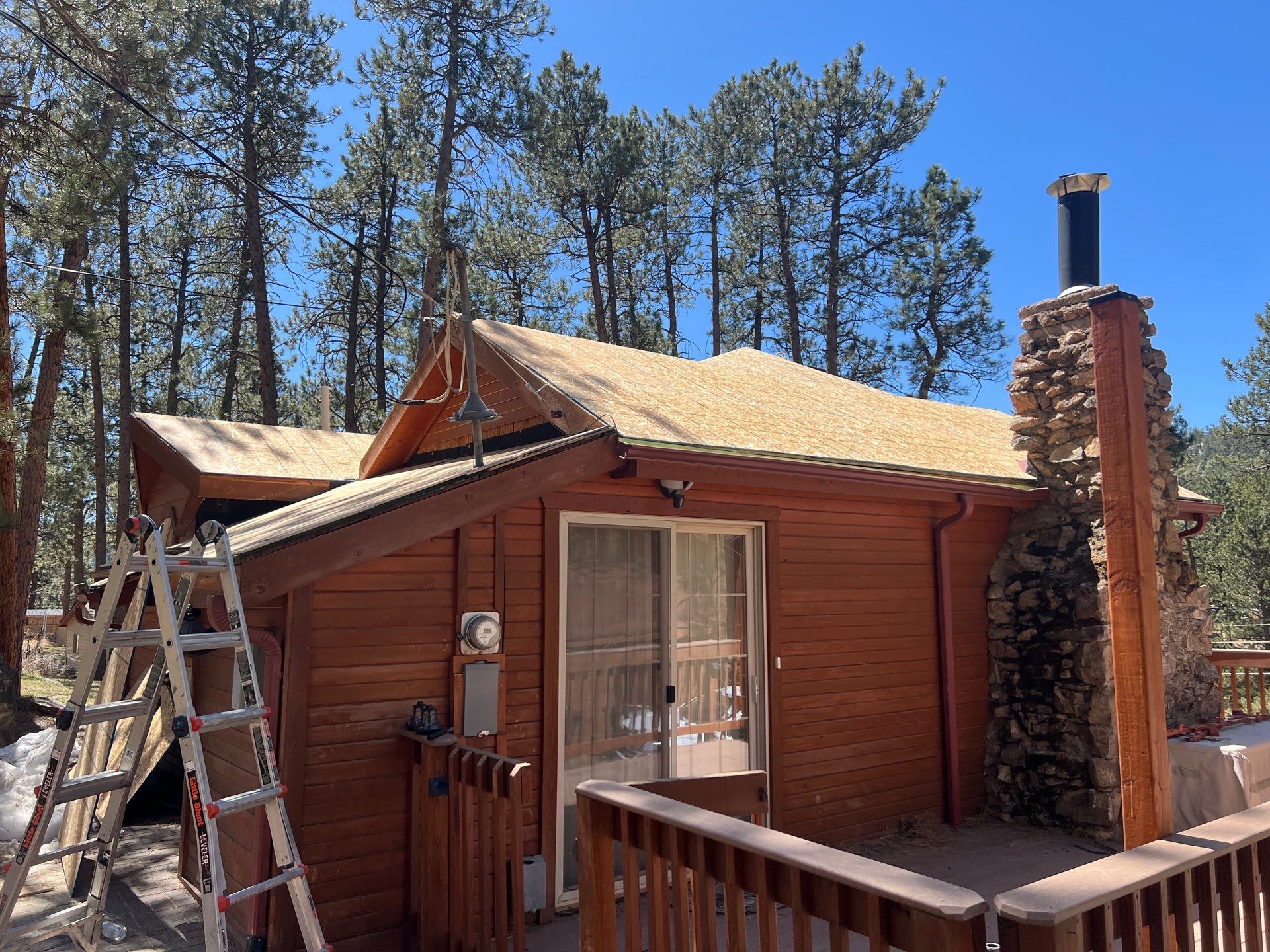 Residential Roofing Installation using Standing Seam Metal by Blue Peaks Roofing LLC 