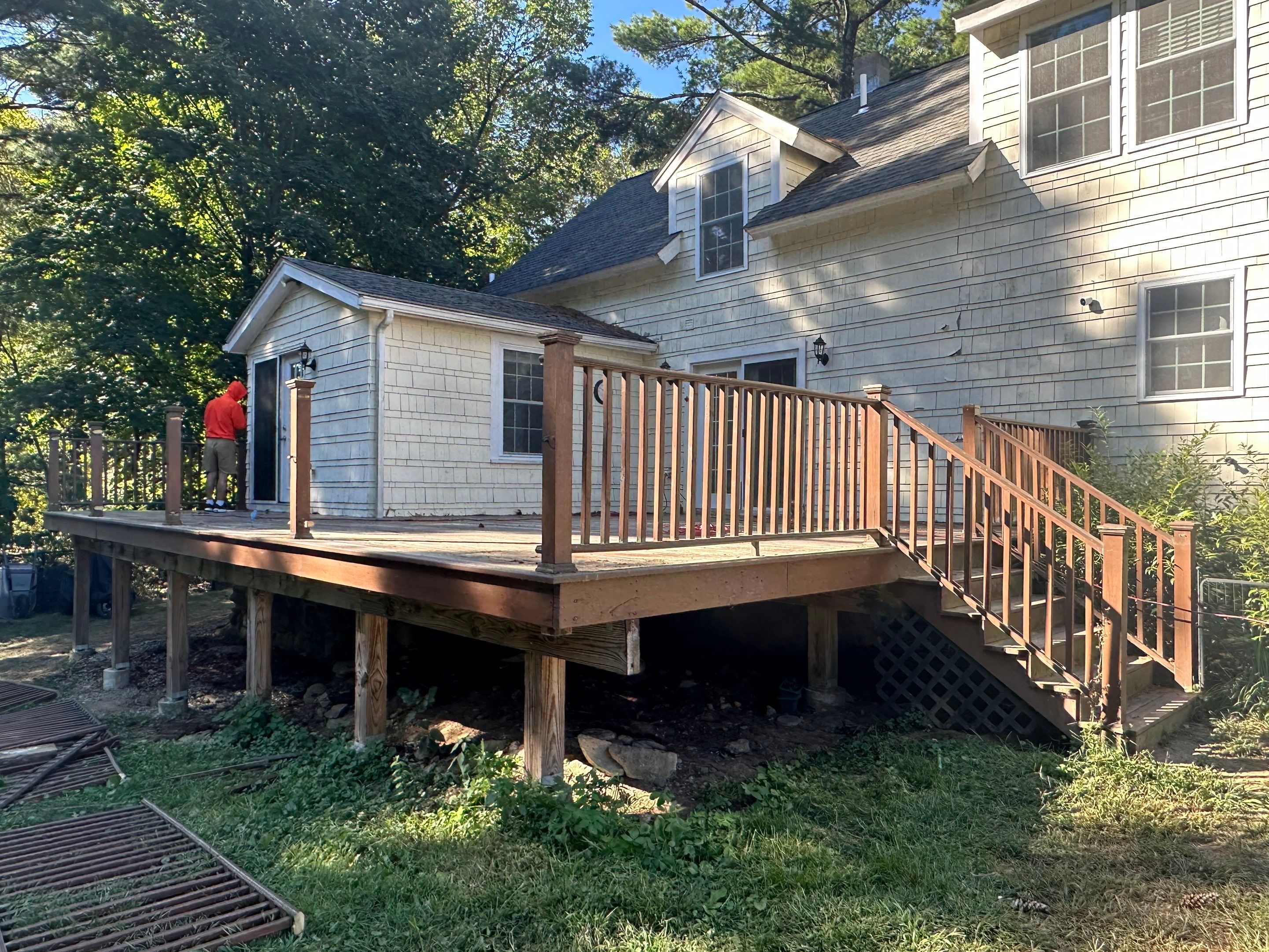 Deck Refacing (Resurfacing) Project by UBrothers Construction