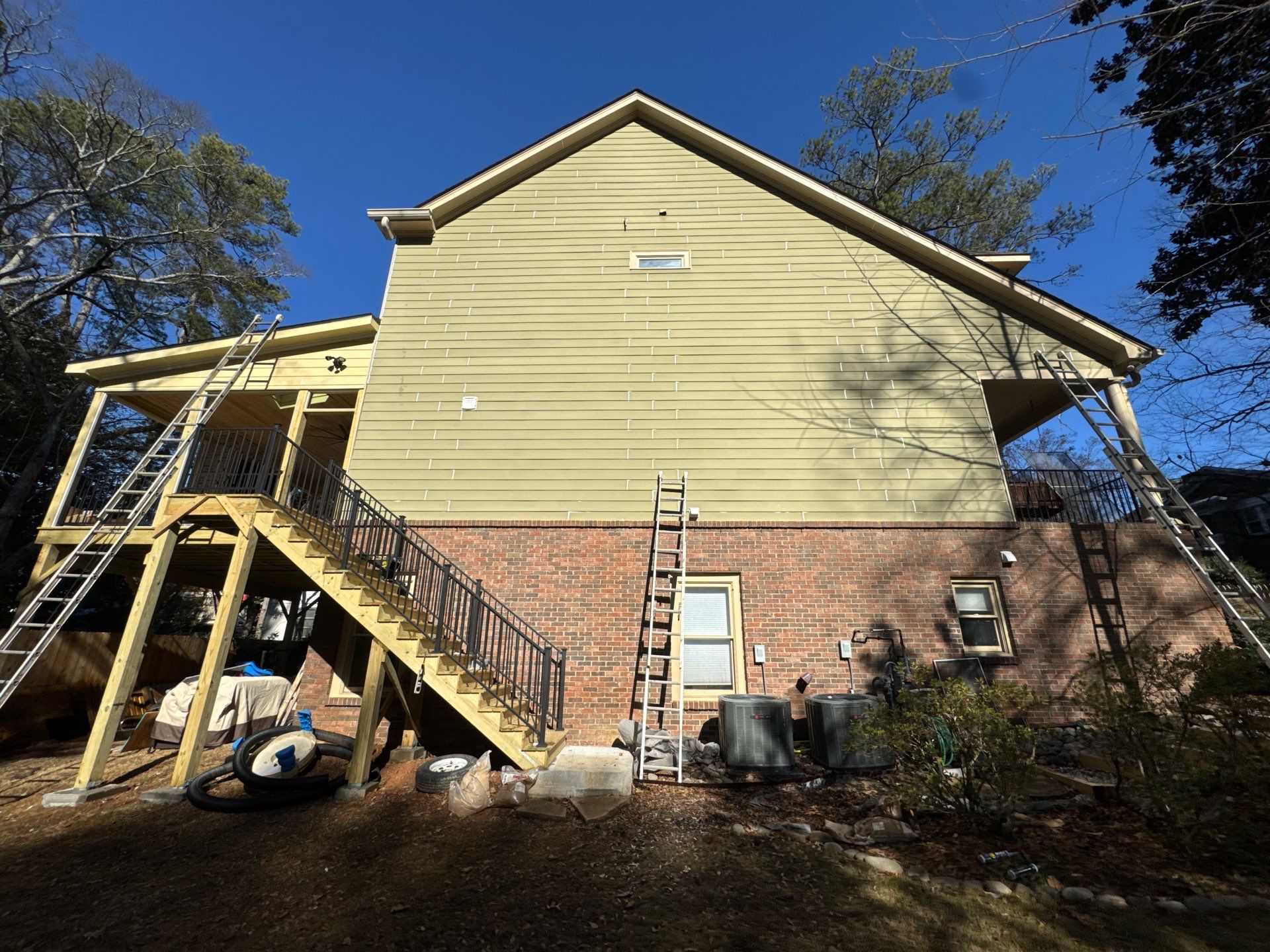 Full Exterior Home Painting and Trim Update in Atlanta by Swift Home Renovations