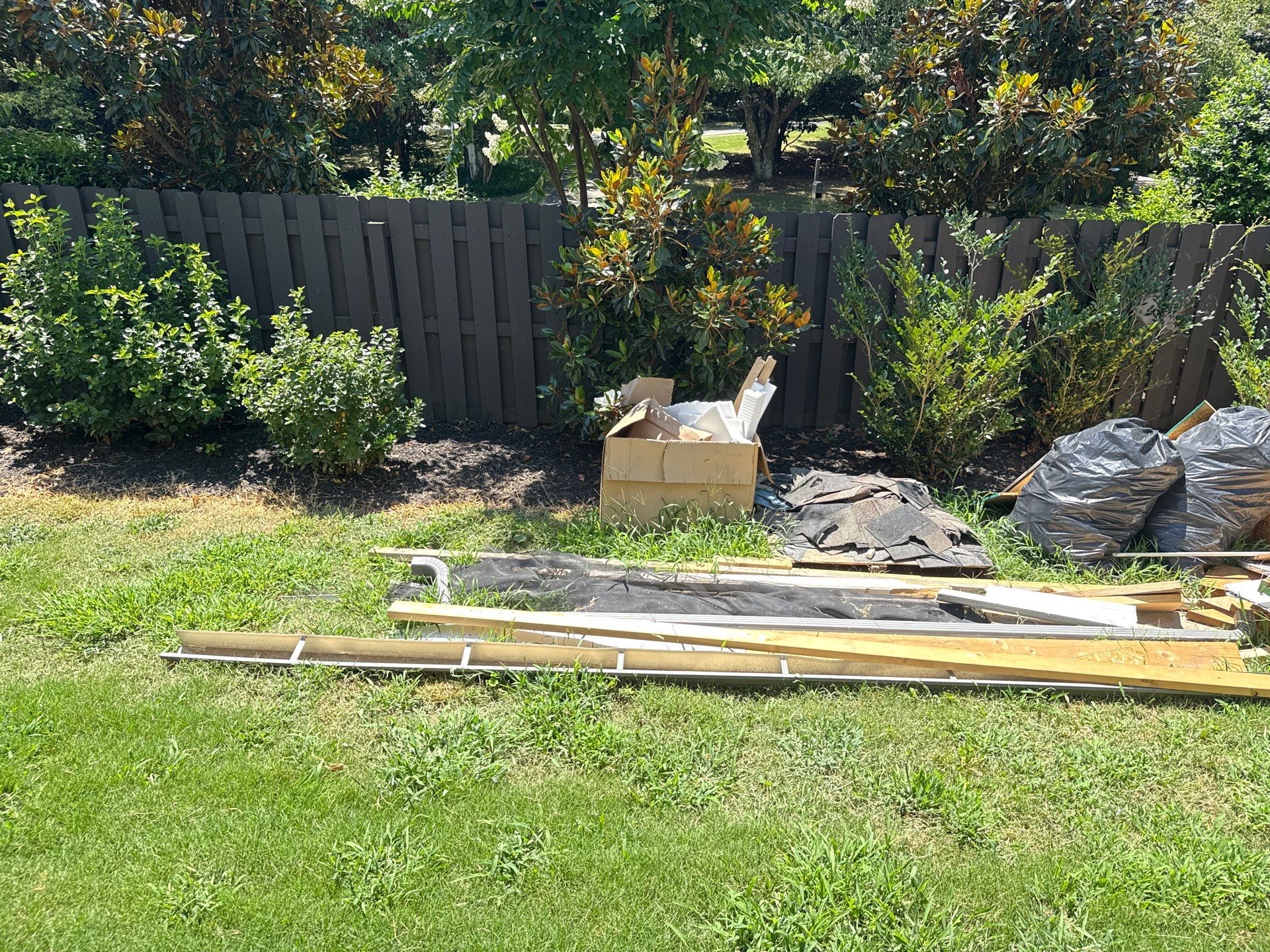 Project in Charlotte by Badger Hauling