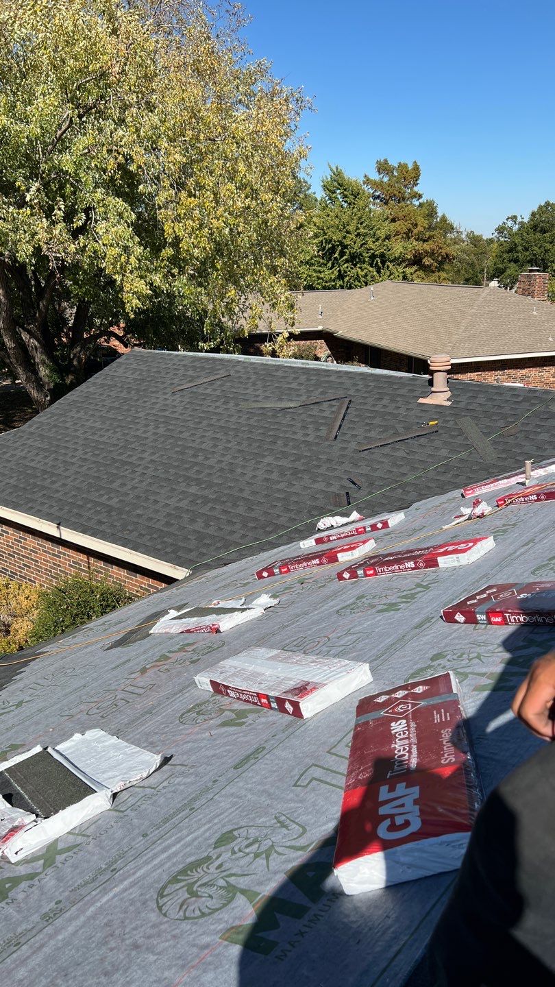 Residential Roofing Installation using GAF Natural Shadow  by A & H Roofing and Contracting