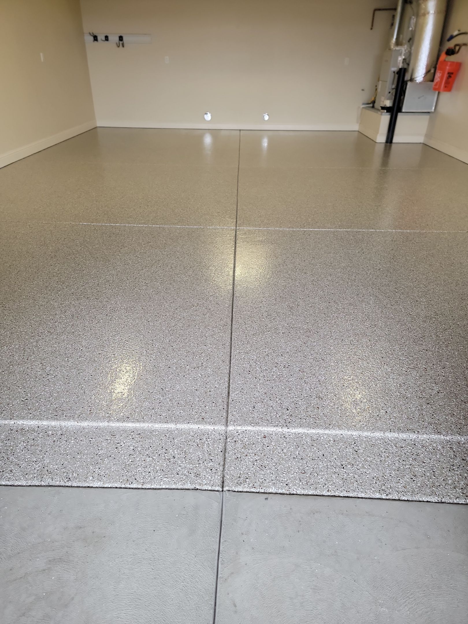Penntek Garage Floor Coating Installation in Pismo Beach by MGP Coatings