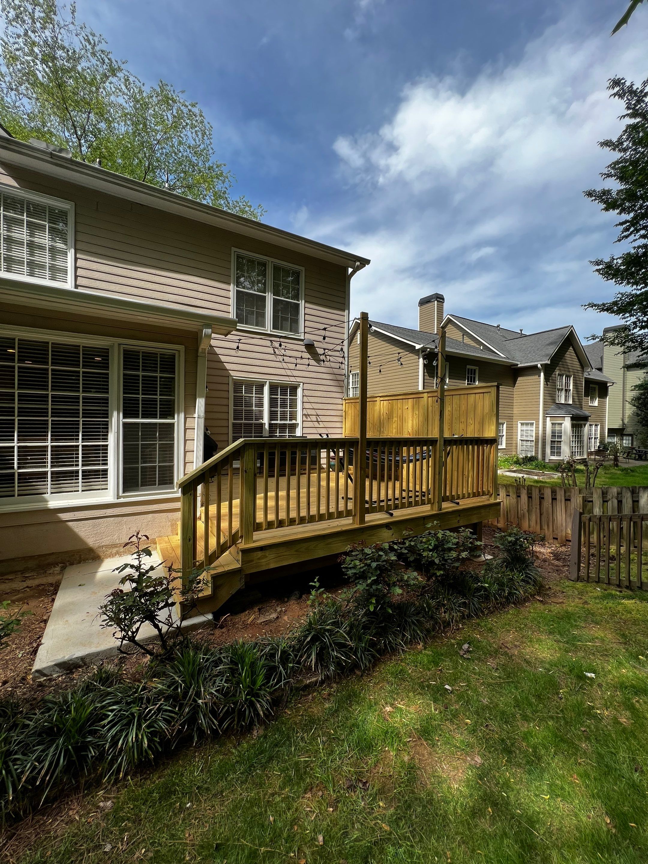 Custom Screened Porch and Multi-Level Wood Deck in Acworth by Swift Home Renovations
