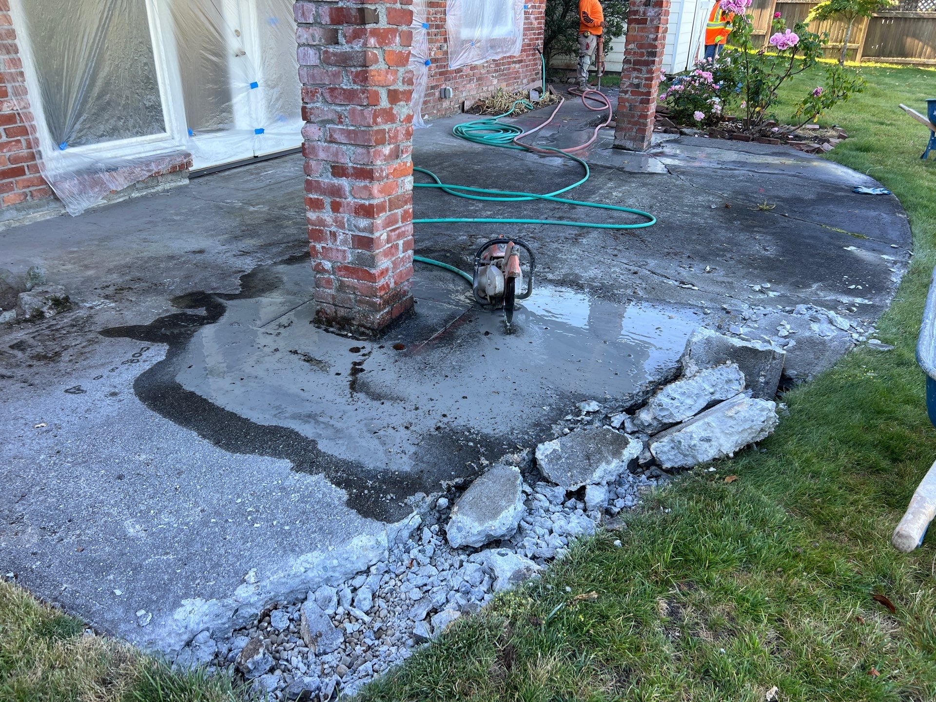 Susan | Concrete Patio by Jireh Asphalt & Concrete Inc 