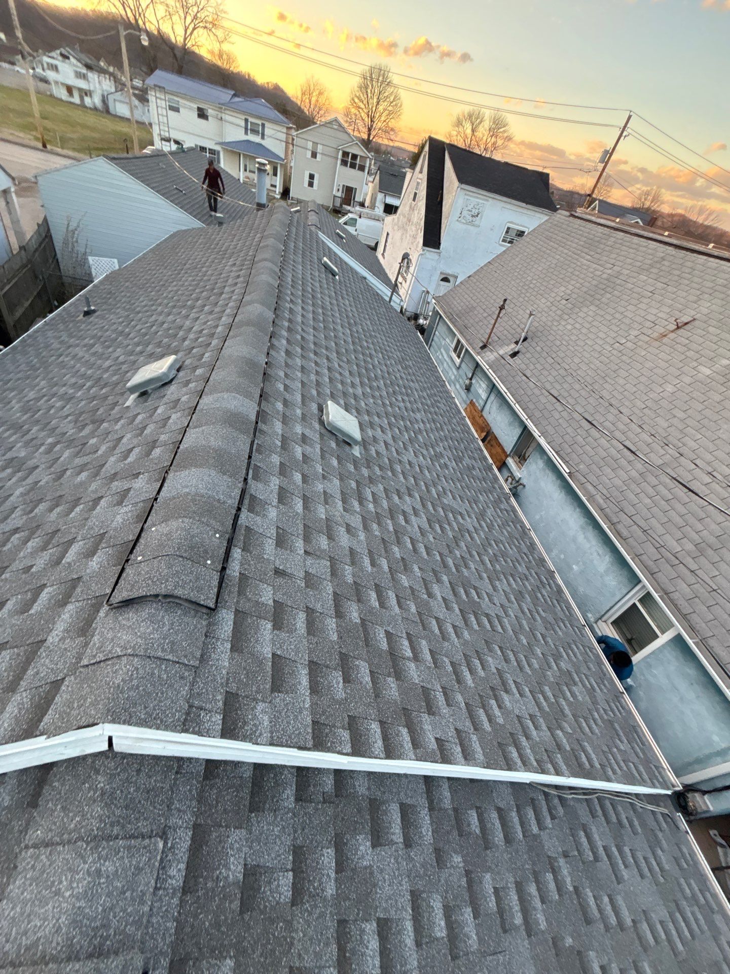 Residential Roofing Installation using GAF Timberline HDZ Pewter Gray by Rainstoppers Roofing