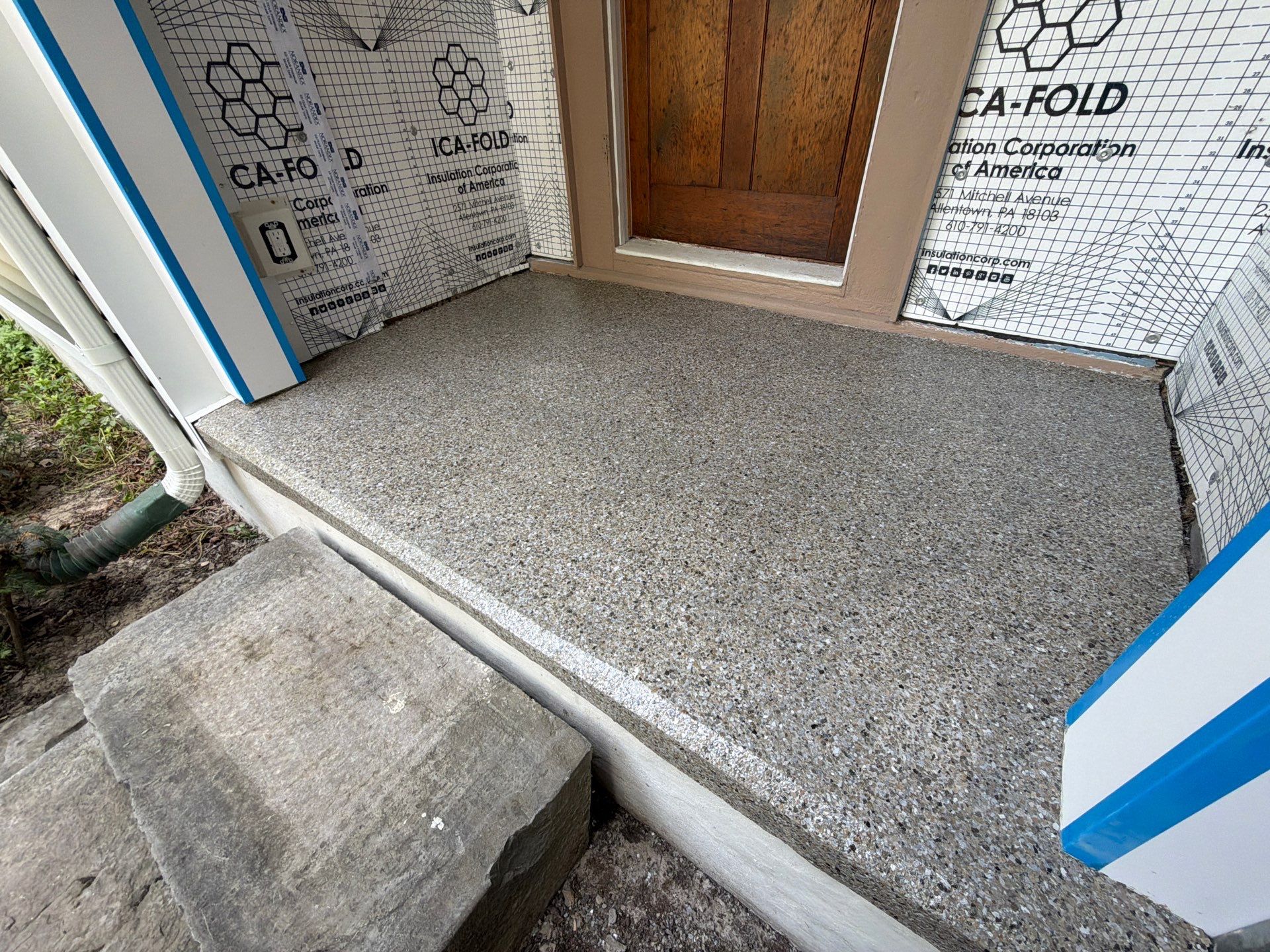 Vintage Shalestone Porch Coating by NG Masonry & Construction LLC