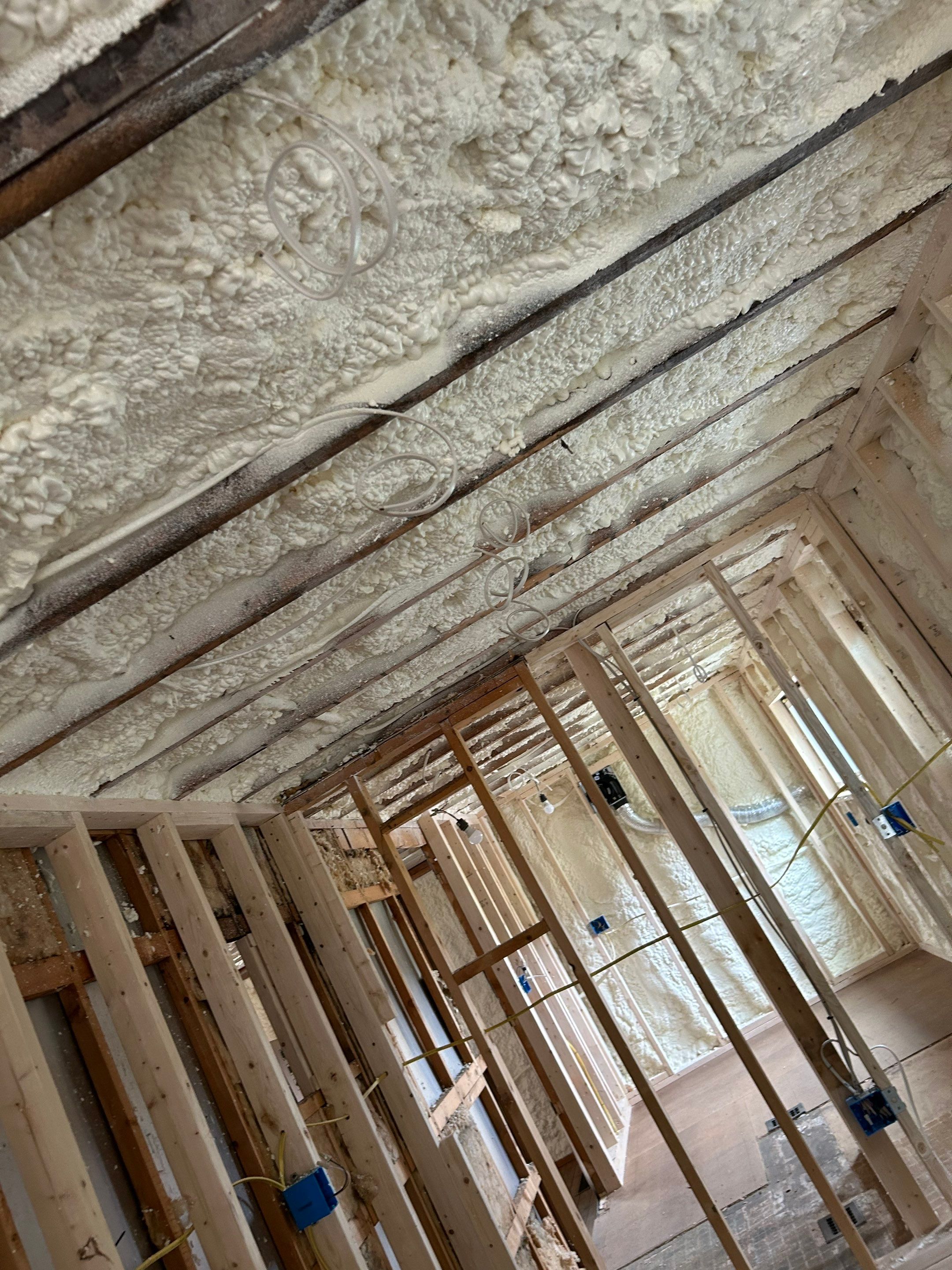 Mesko-Insulating a remodel with sprayfoam by Burke Home Services