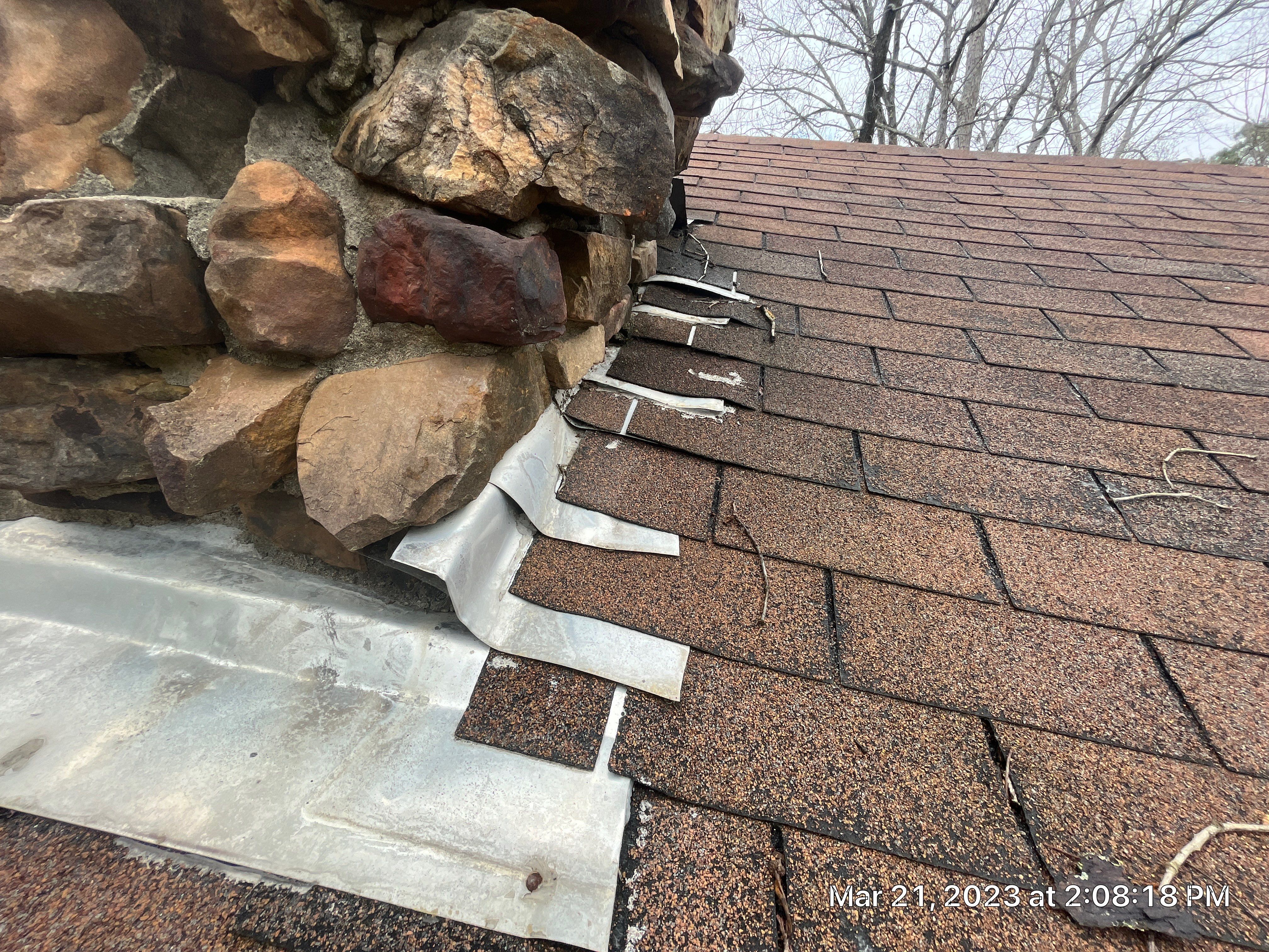 Residential Roofing Installation using Aluminum Roofing panels by Hostetler Roofing