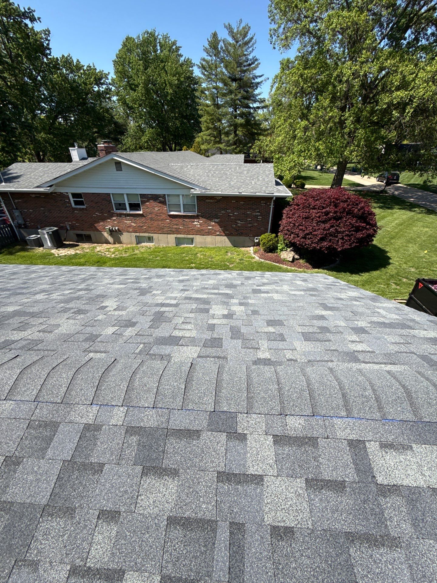 Architectural Shingle Roof Installation and Decking Replacement in Chesterfield by Acute Roofing And Exteriors 