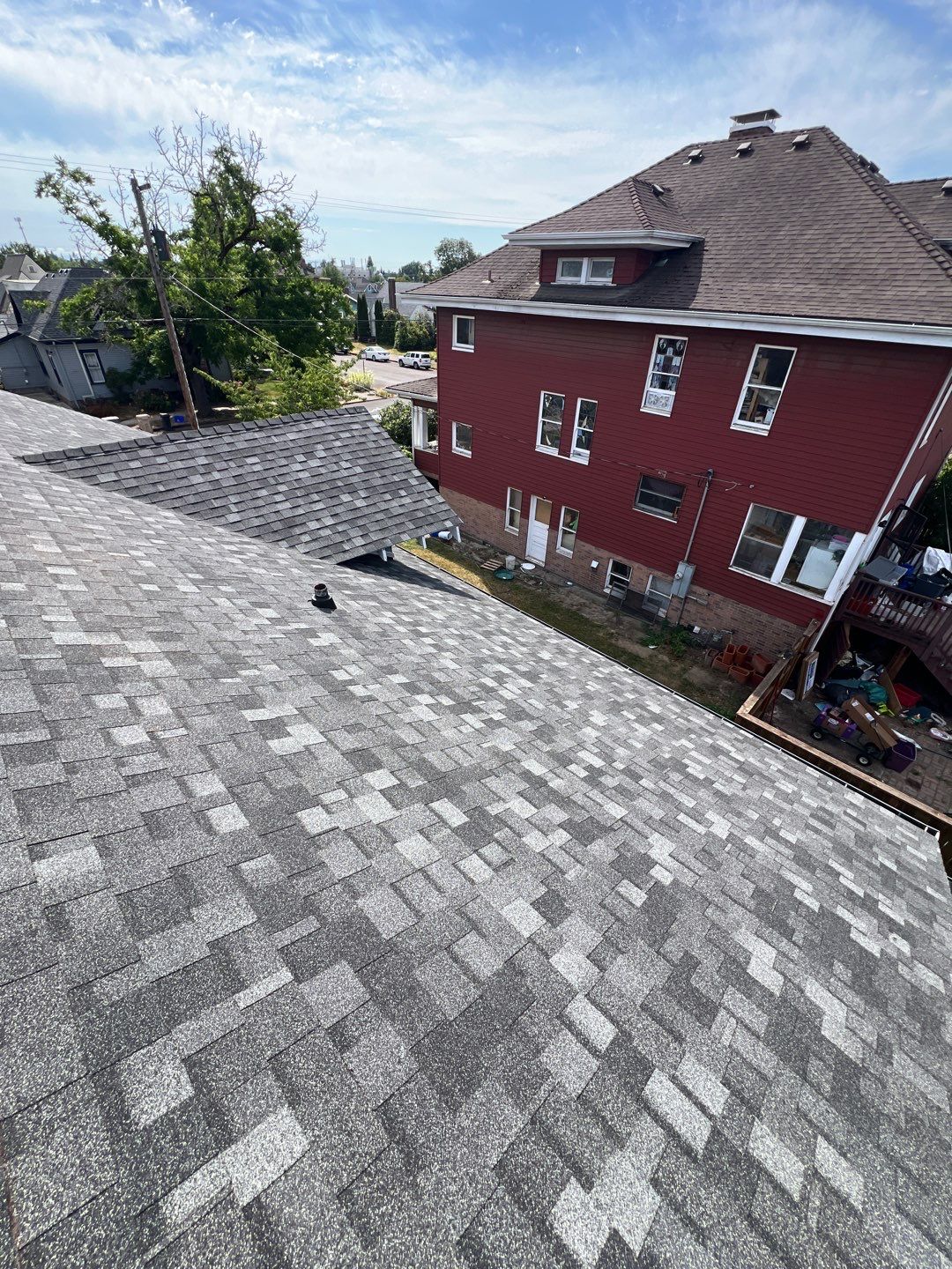 Residential Roofing Installation using IKO Dynasty (Color: Summit Grey) by Orezona Building & Roofing Company, Inc.