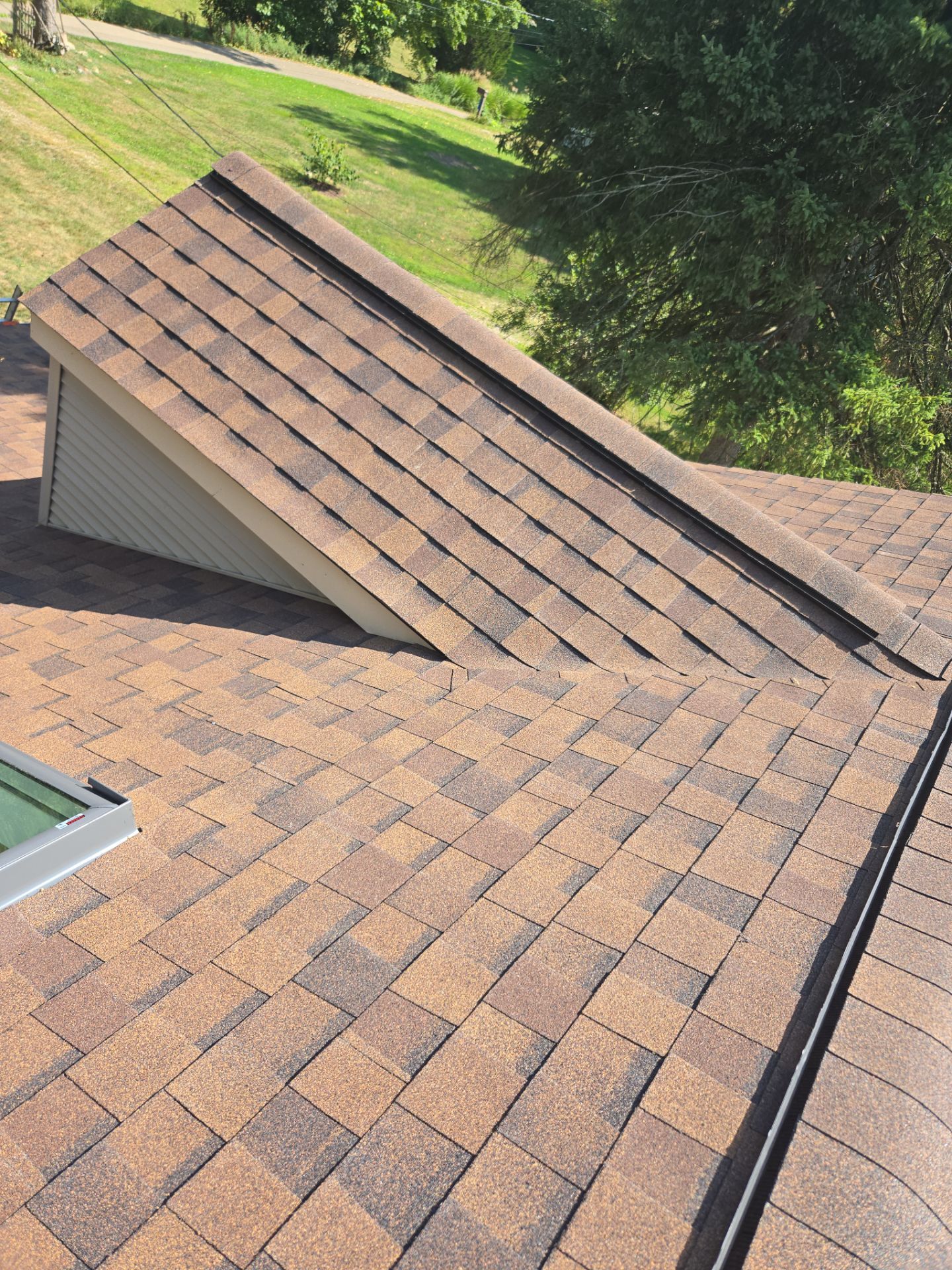 Atlas Pinnacle, Color, Burnt Hickory, Drip Edge, Color, Royal Brown by Eagle Eye Roofing